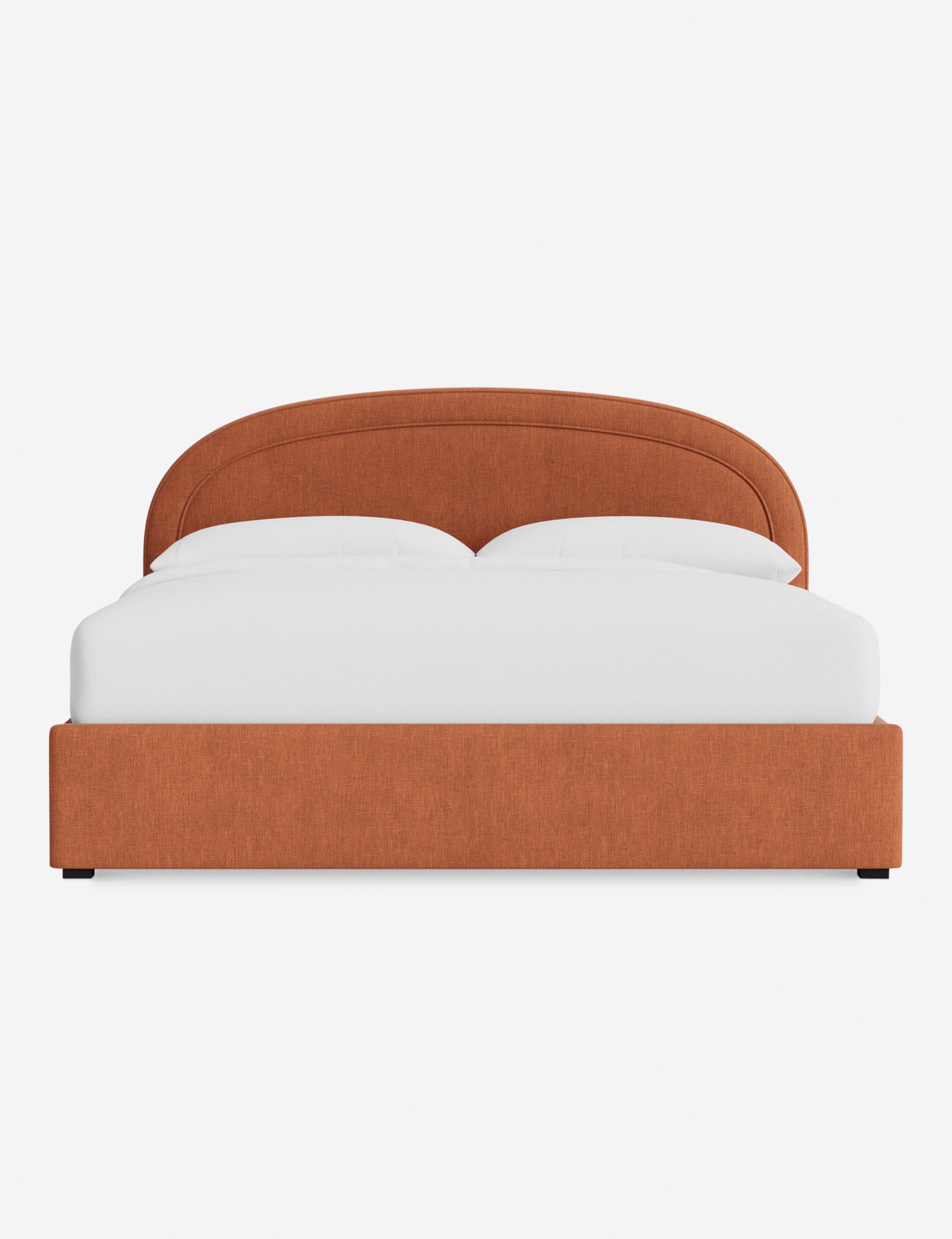 Nexus Platform Bed | Arched Headboard, Bespoke Upholstery