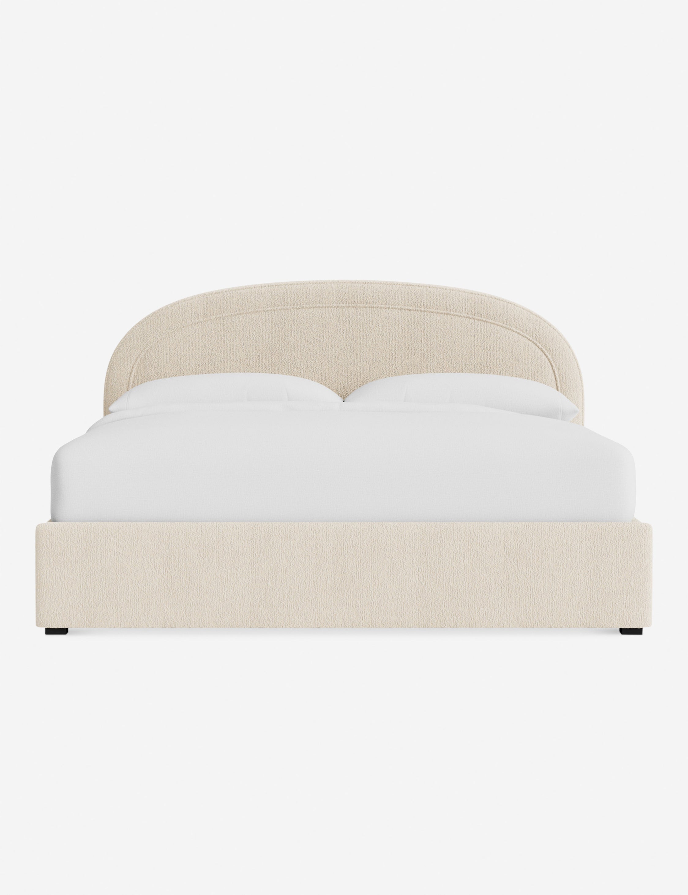 Nexus Platform Bed | Arched Headboard, Bespoke Upholstery