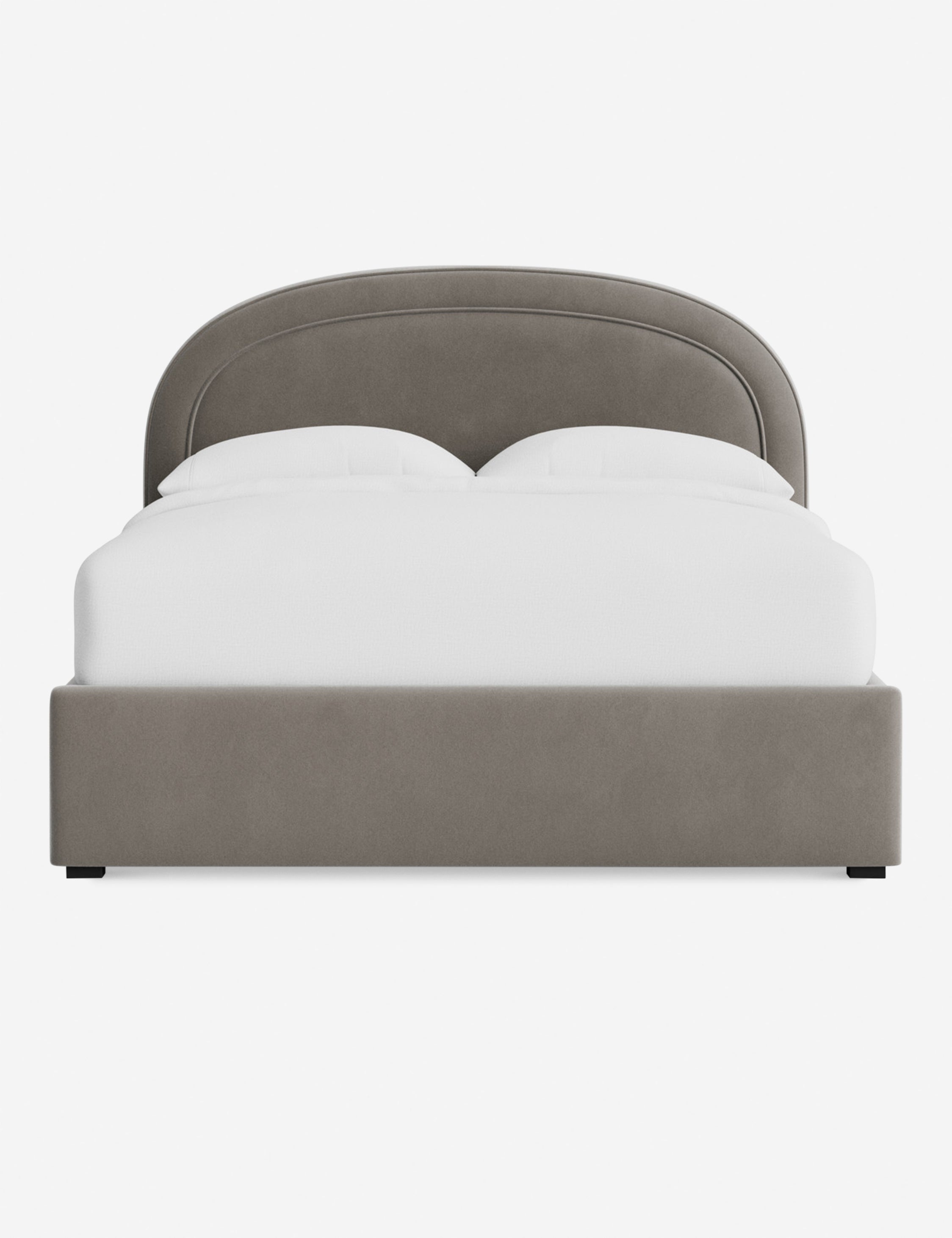 Nexus Platform Bed | Arched Headboard, Bespoke Upholstery