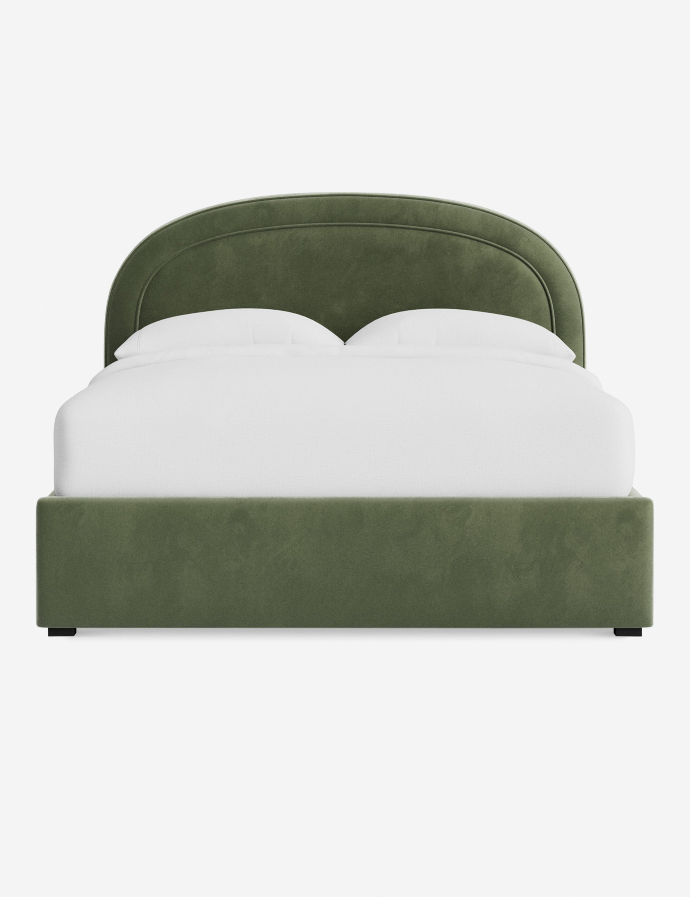 Nexus Platform Bed | Arched Headboard, Bespoke Upholstery