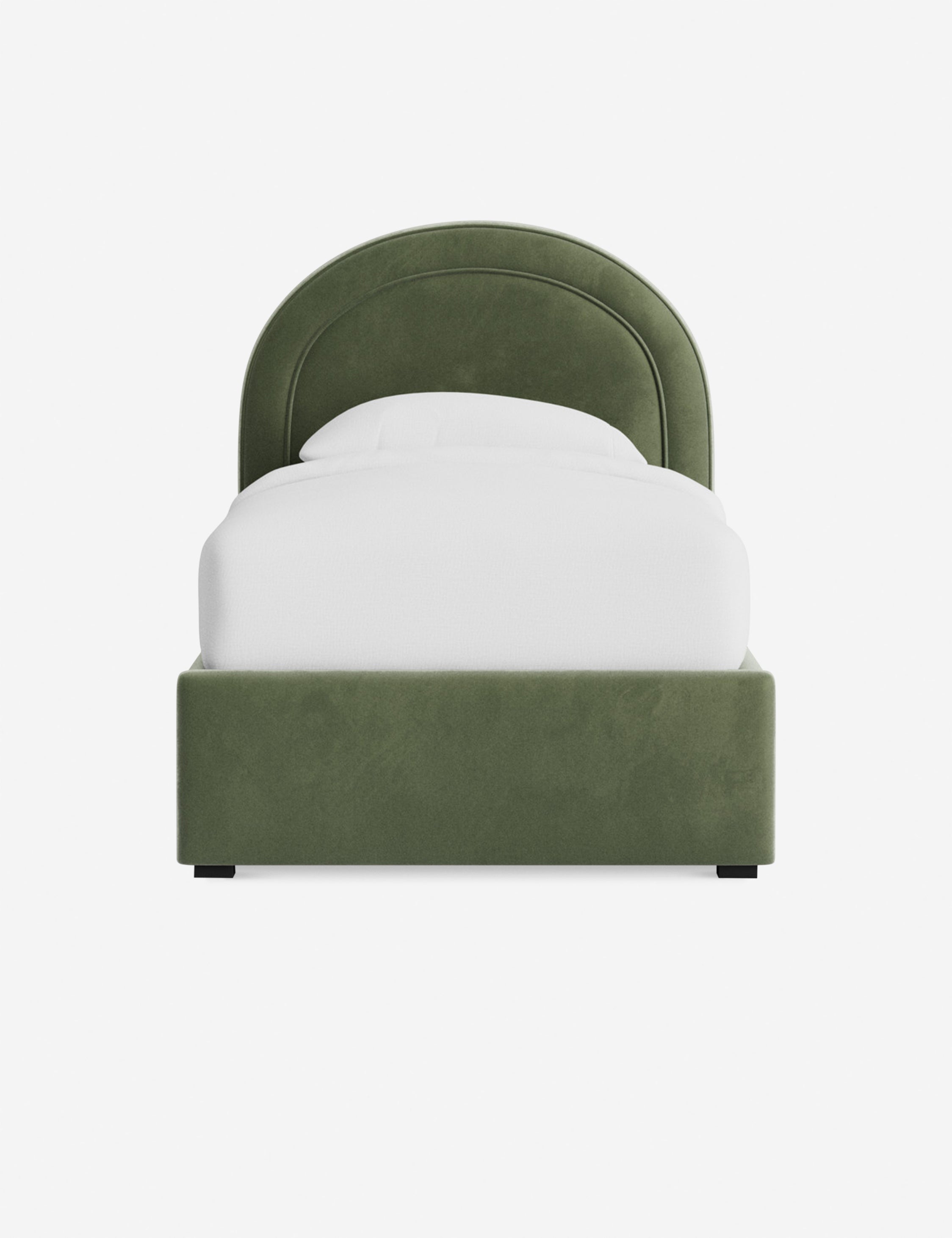 Nexus Platform Bed | Arched Headboard, Bespoke Upholstery