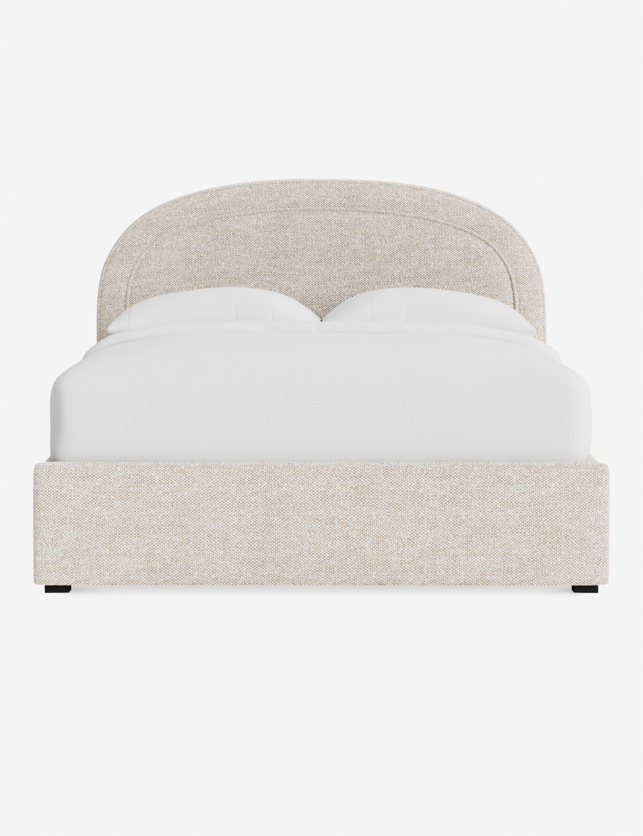 Nexus Platform Bed | Arched Headboard, Bespoke Upholstery