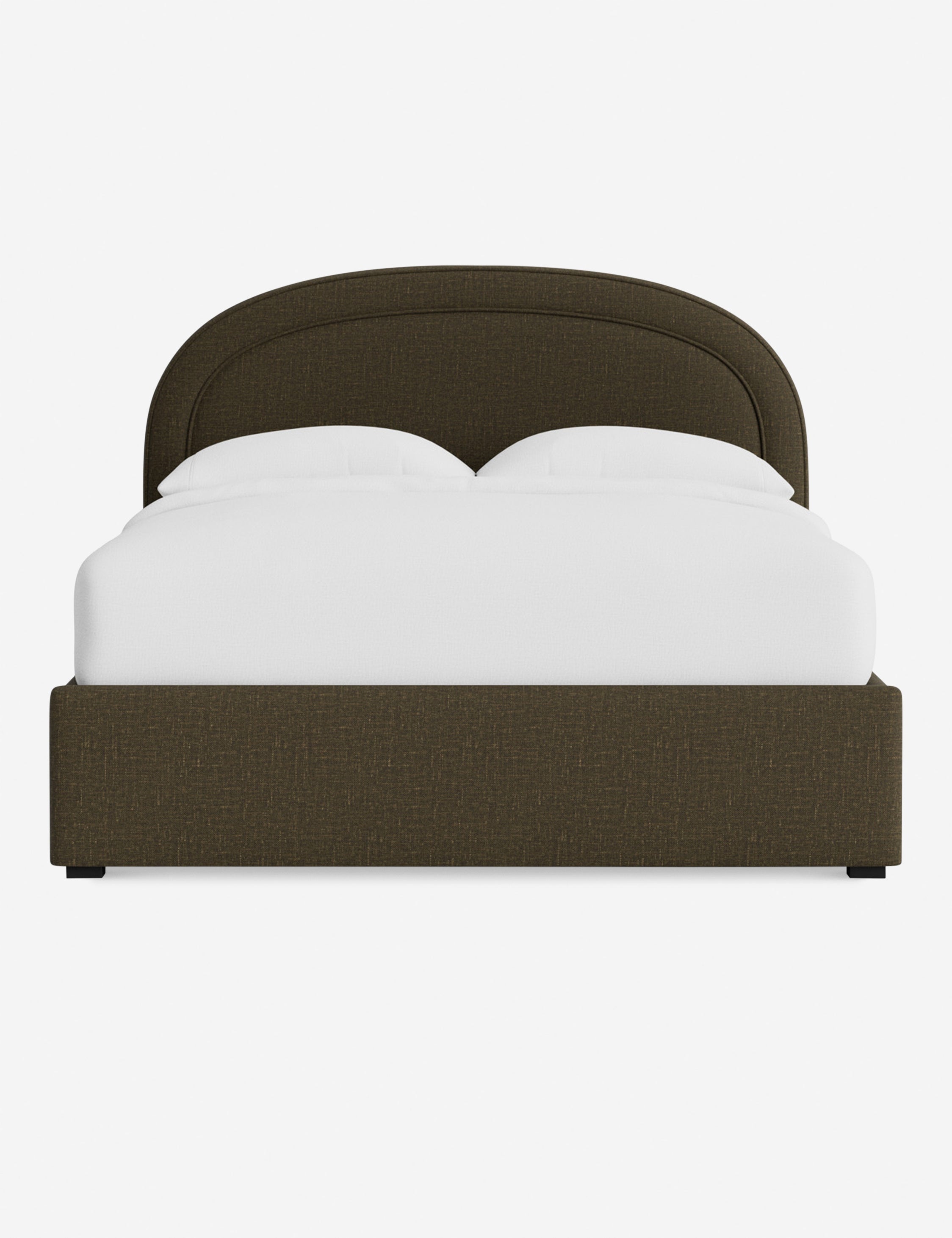 Nexus Platform Bed | Arched Headboard, Bespoke Upholstery
