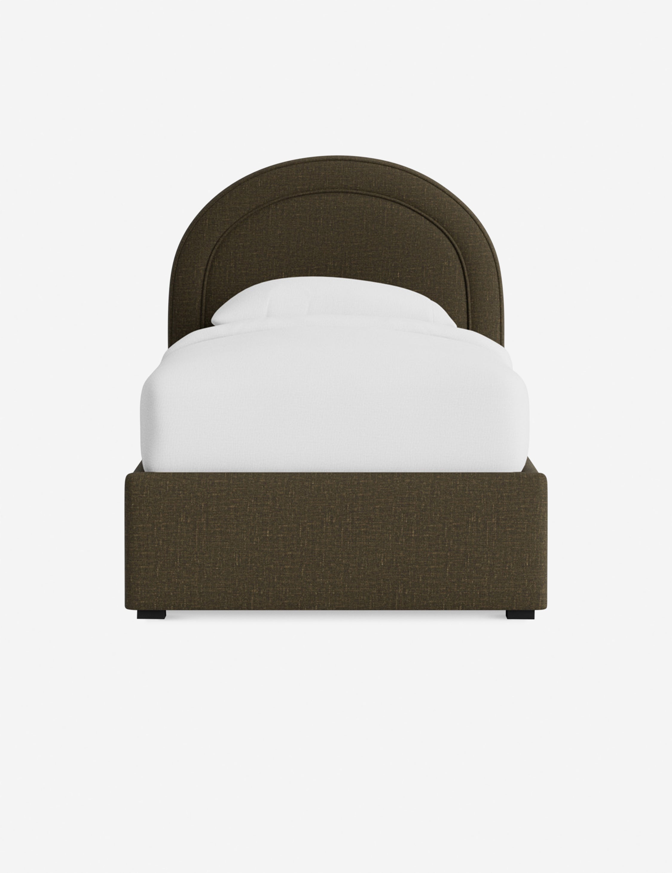 Nexus Platform Bed | Arched Headboard, Bespoke Upholstery