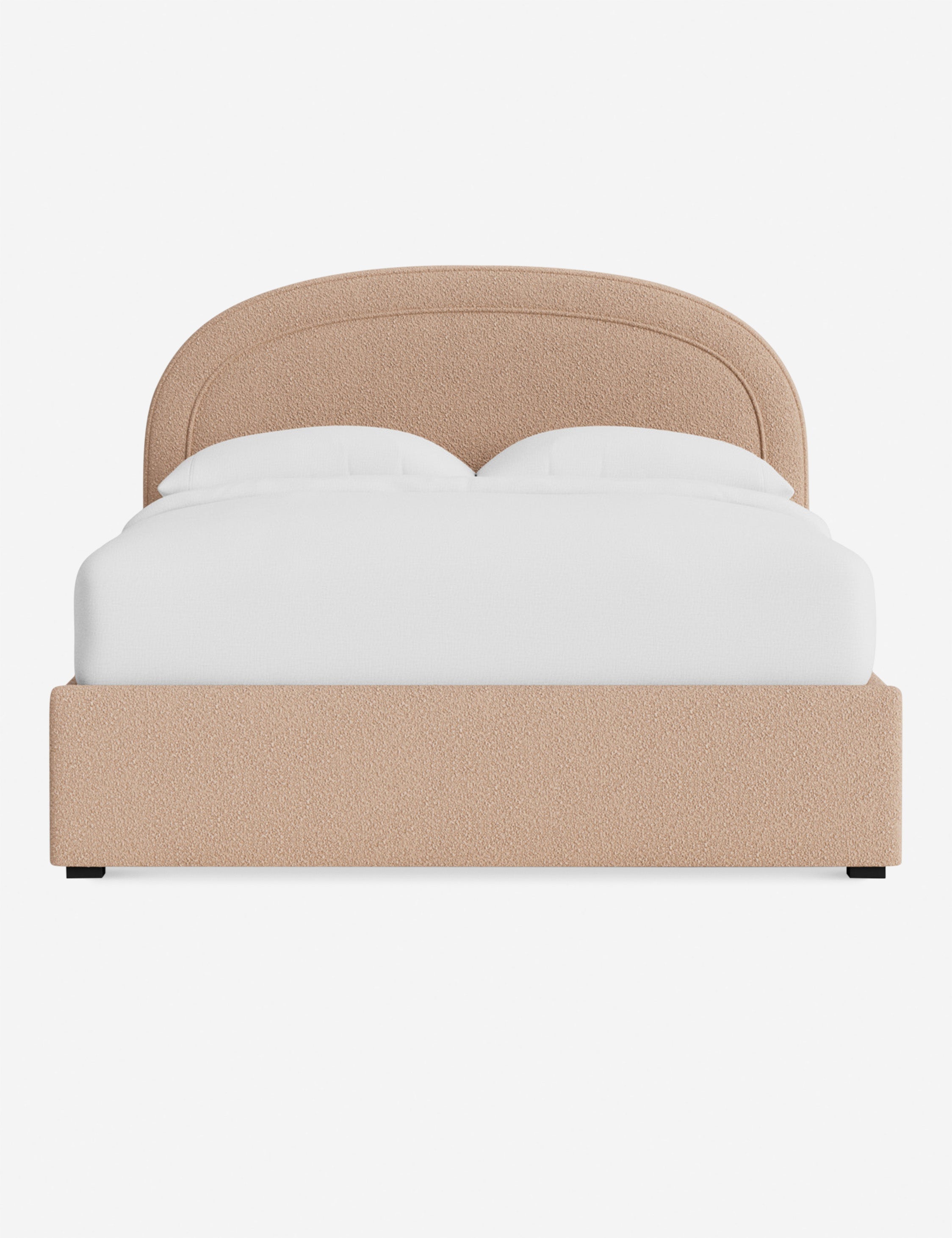 Nexus Platform Bed | Arched Headboard, Bespoke Upholstery