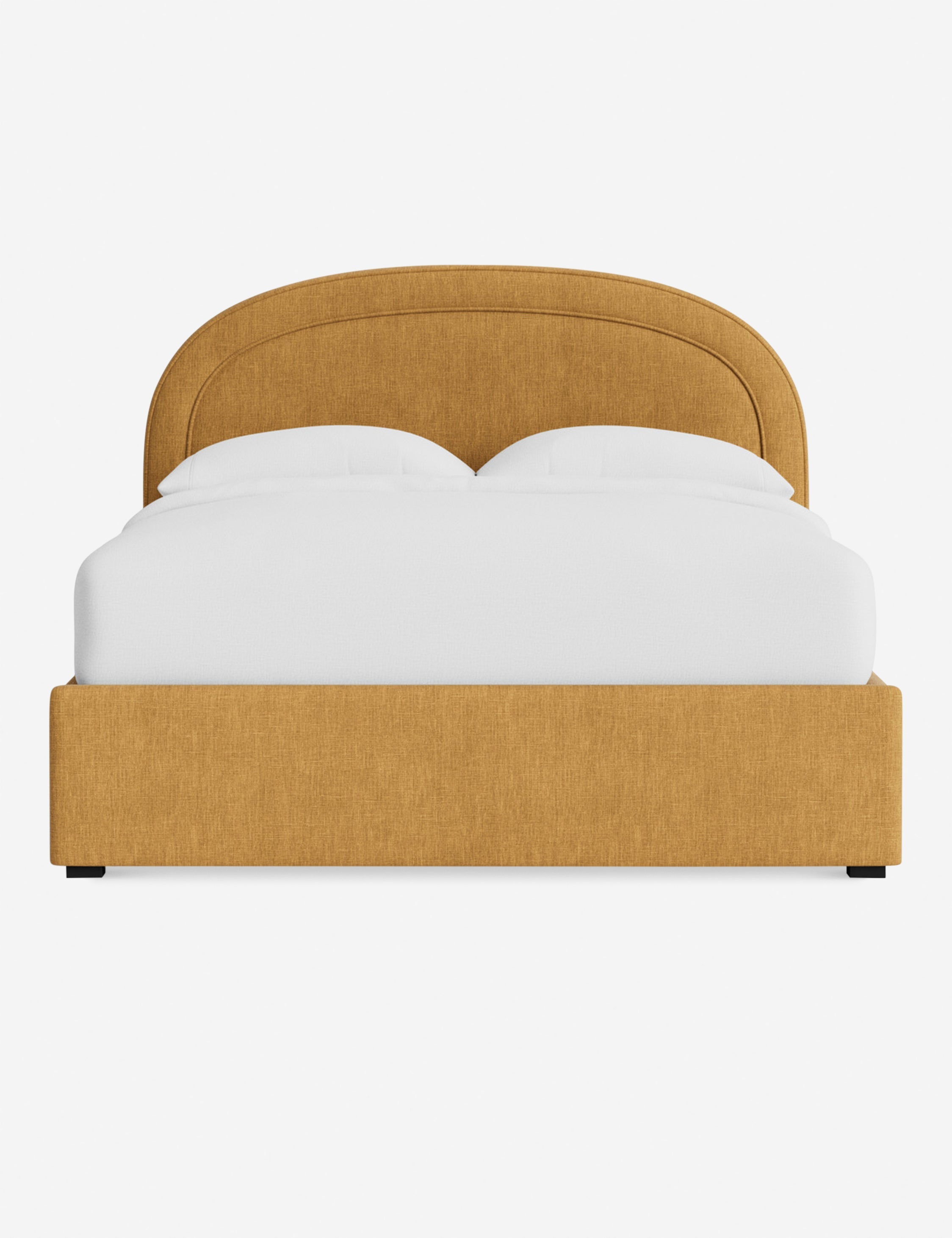 Nexus Platform Bed | Arched Headboard, Bespoke Upholstery