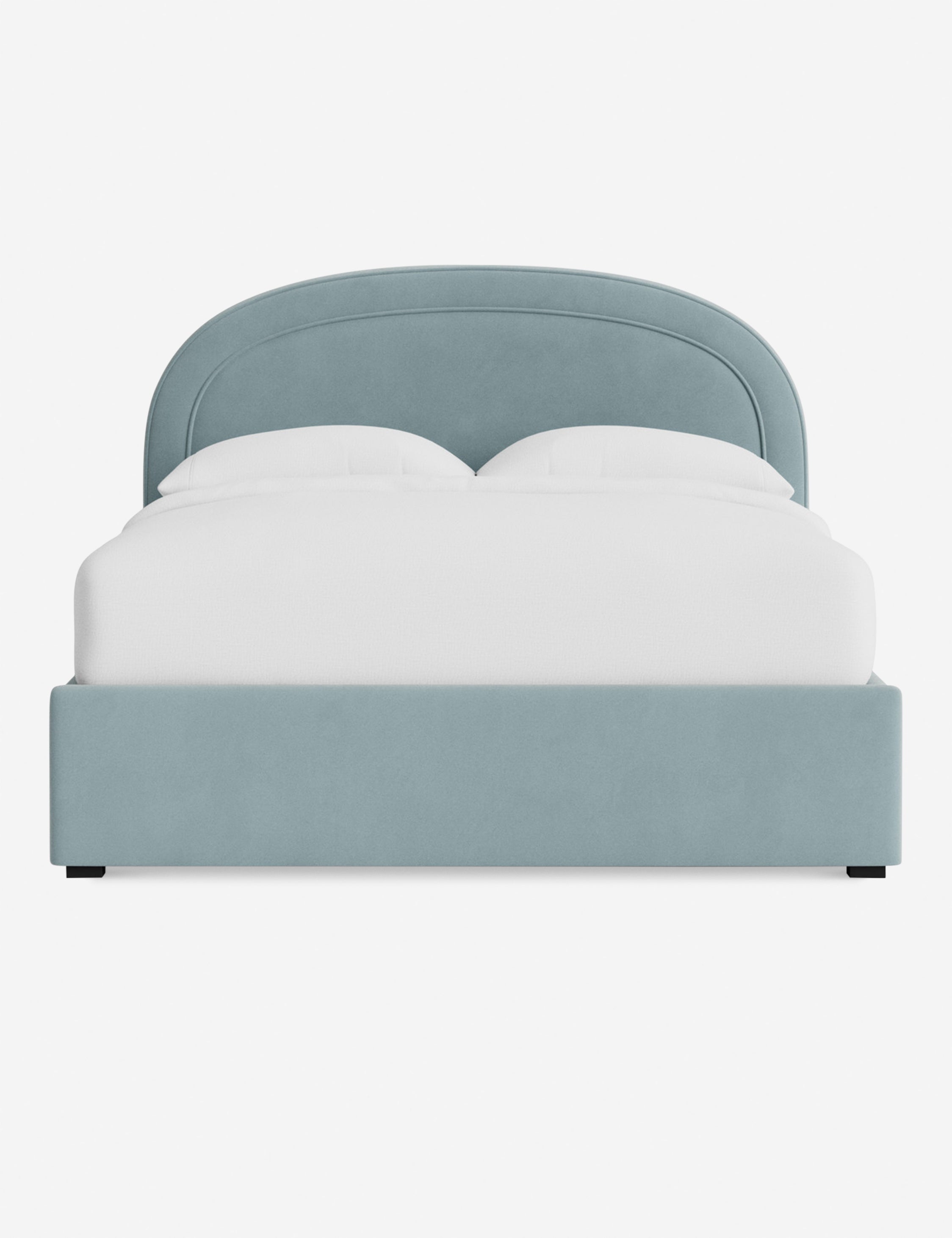 Nexus Platform Bed | Arched Headboard, Bespoke Upholstery