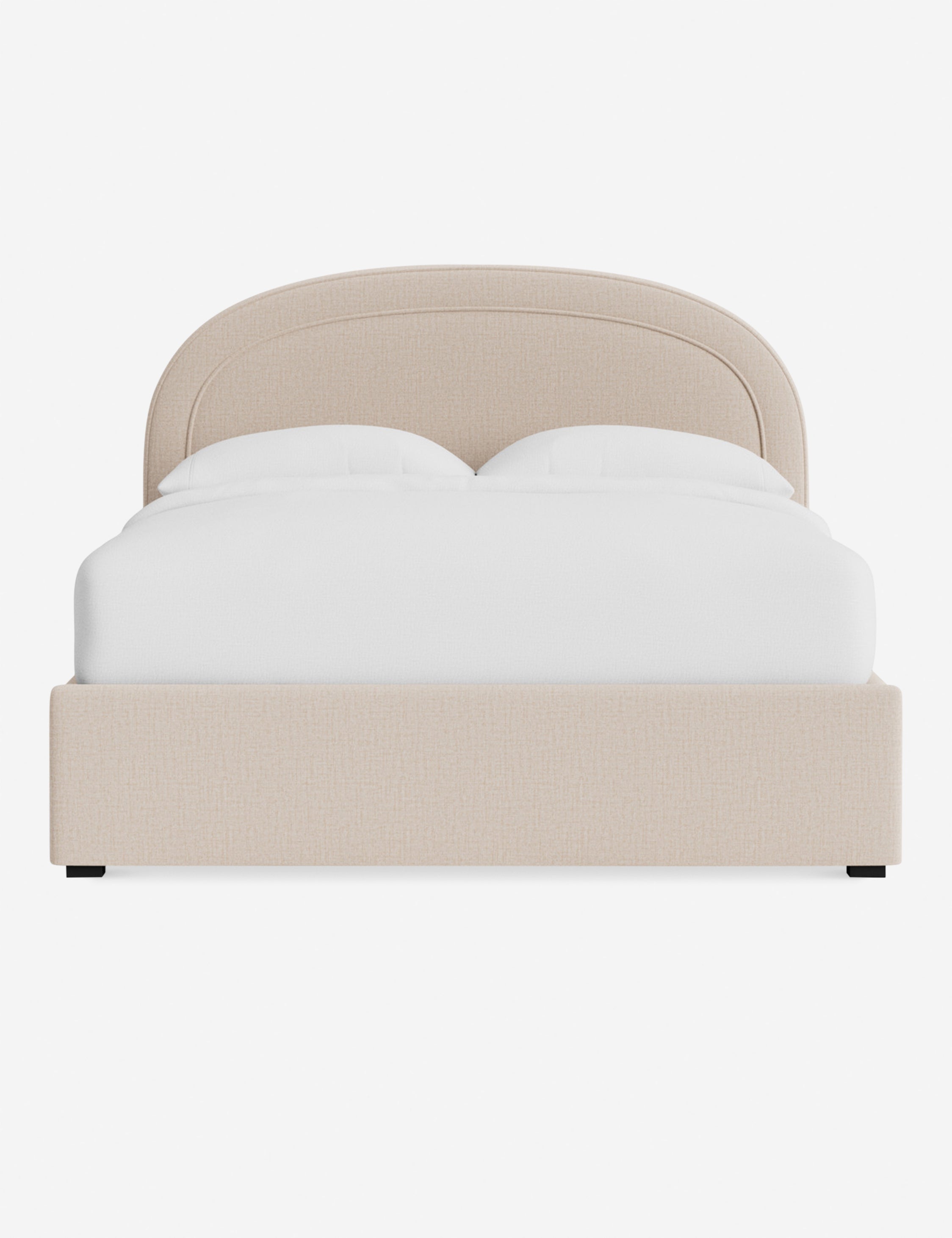 Nexus Platform Bed | Arched Headboard, Bespoke Upholstery