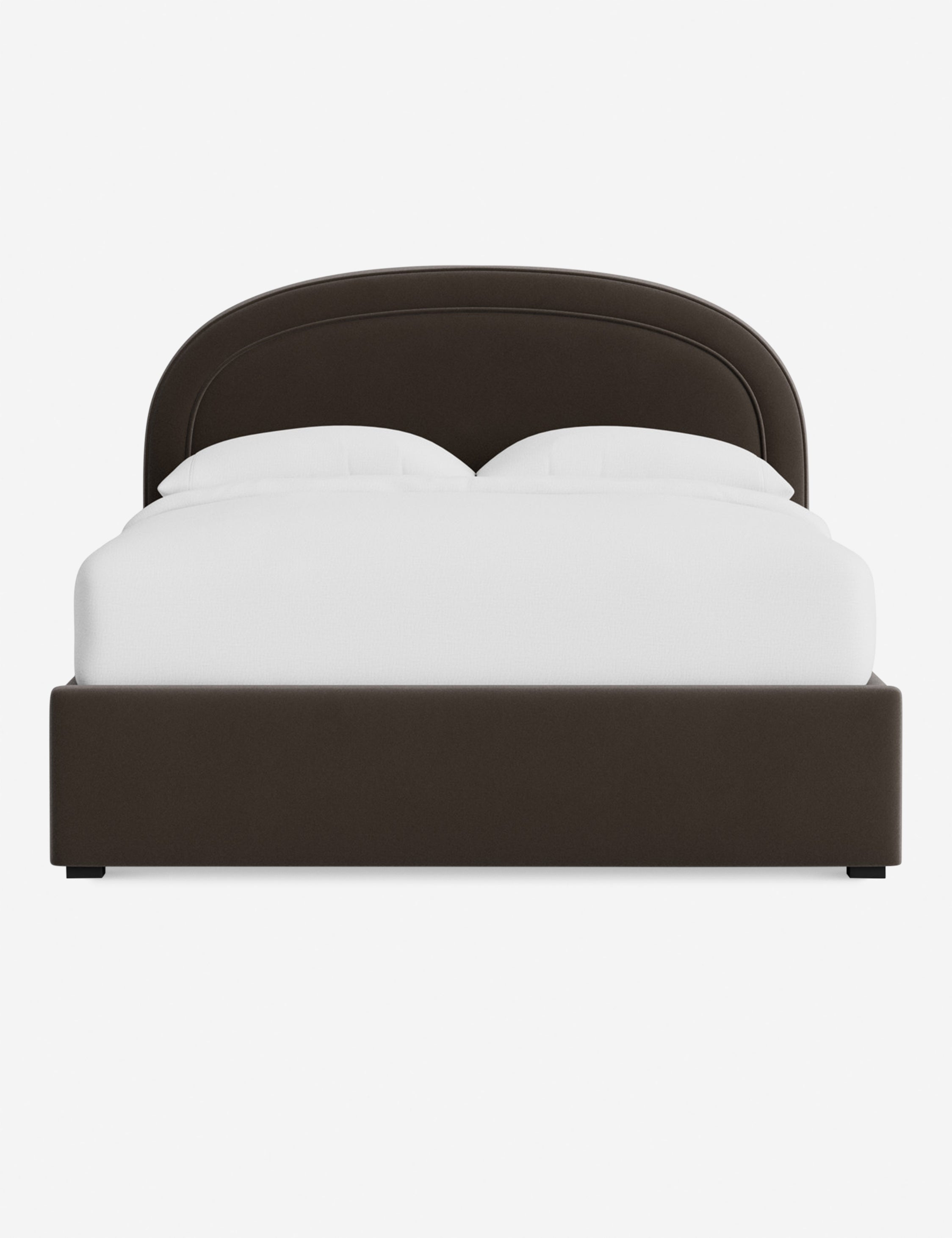 Nexus Platform Bed | Arched Headboard, Bespoke Upholstery