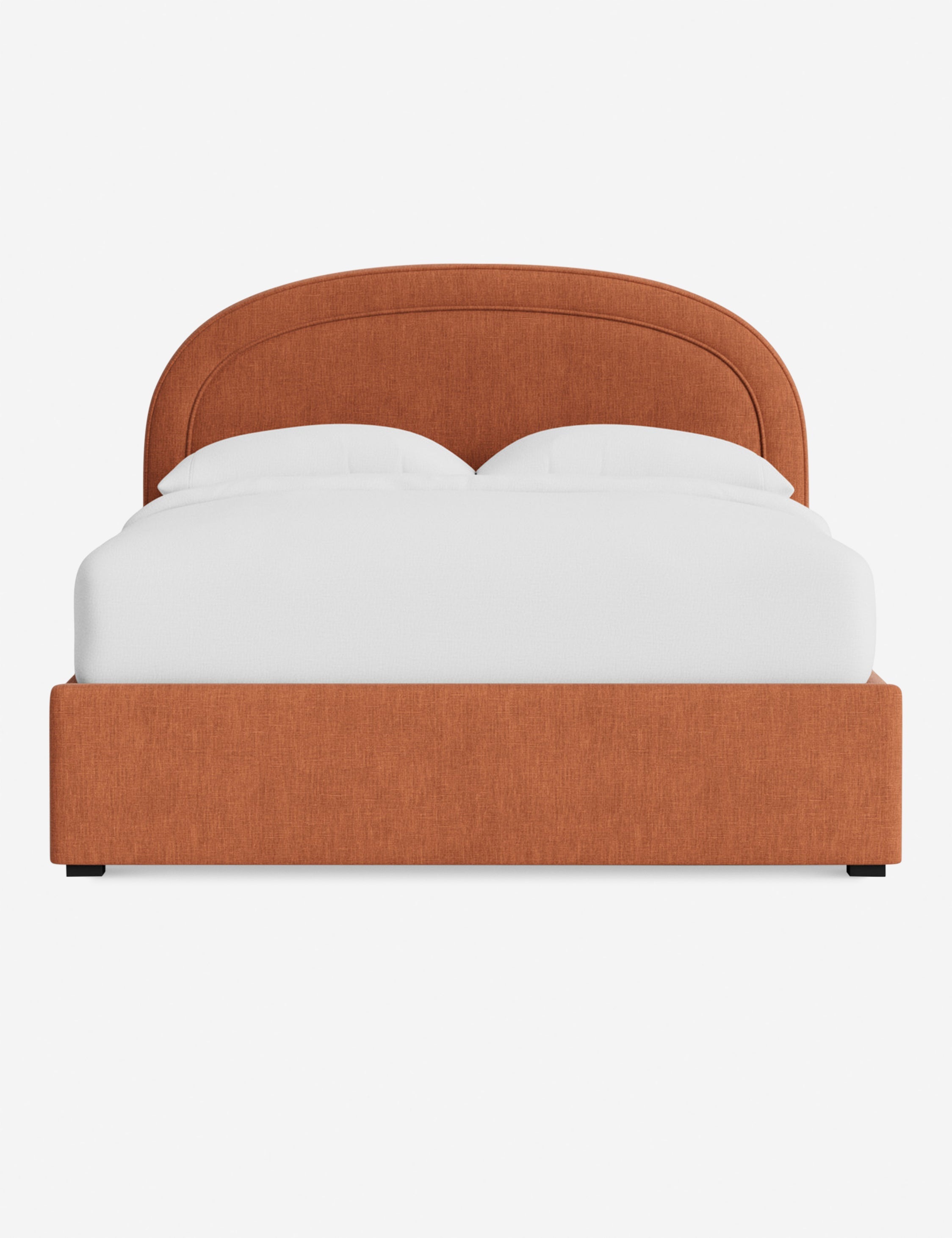 Nexus Platform Bed | Arched Headboard, Bespoke Upholstery