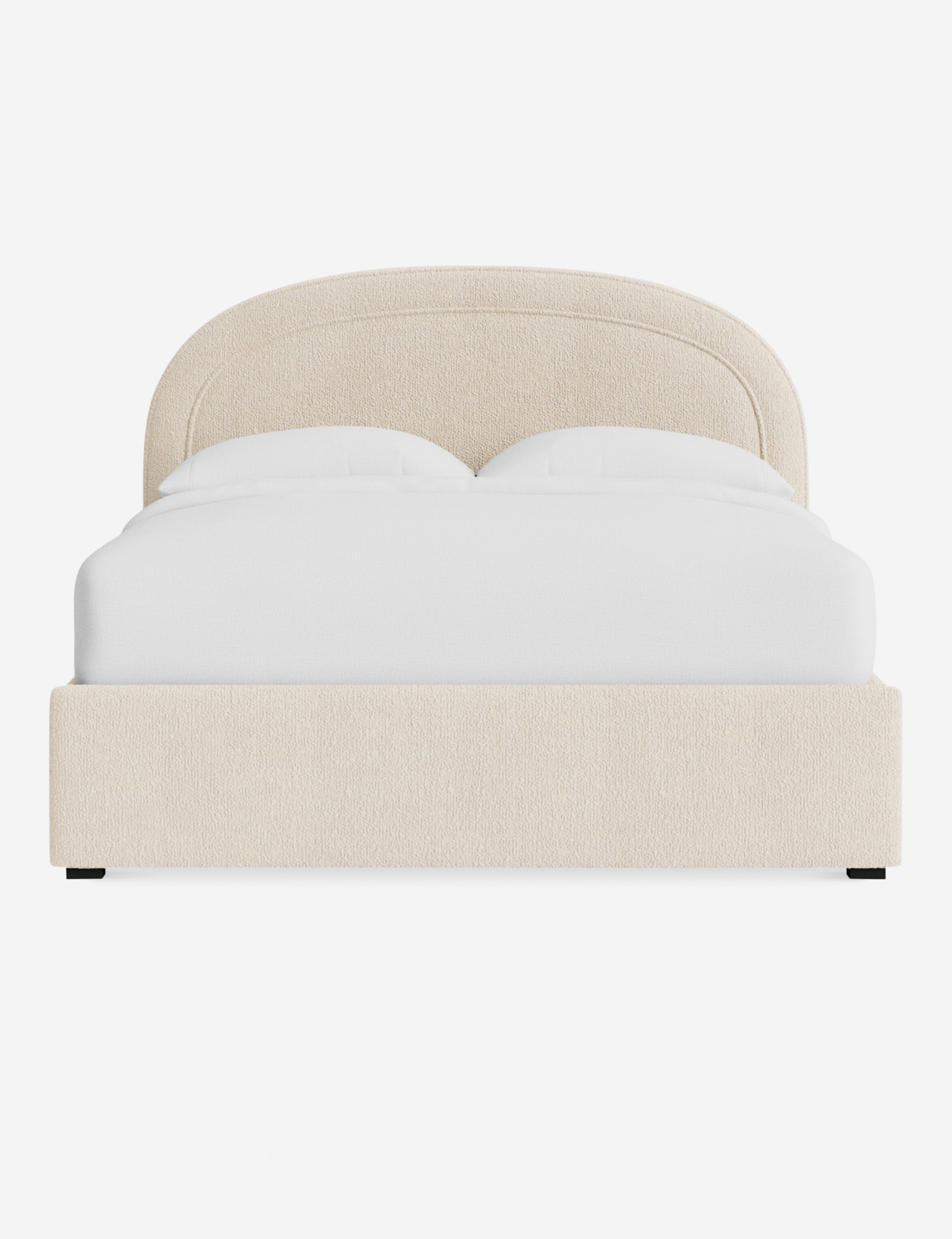 Nexus Platform Bed | Arched Headboard, Bespoke Upholstery