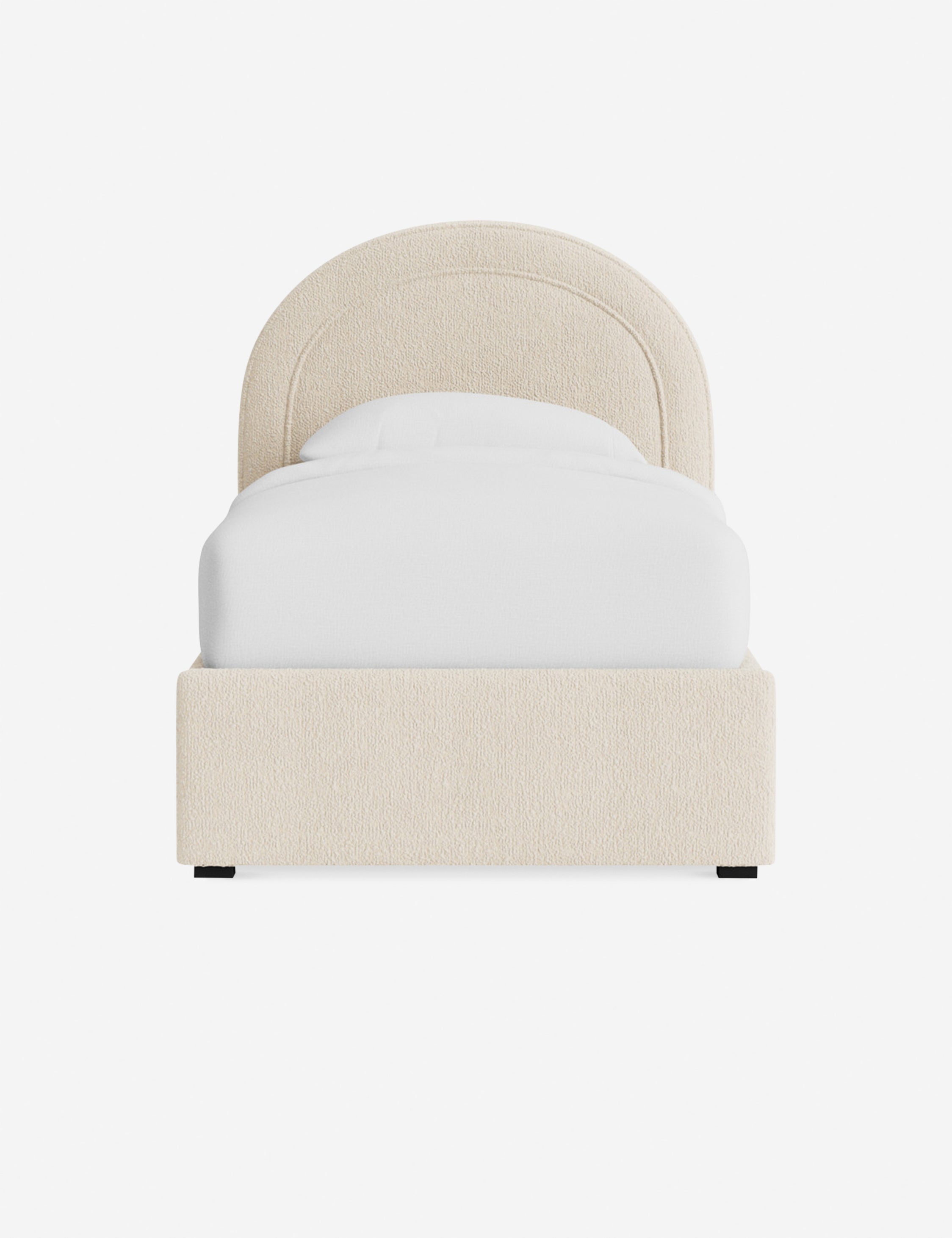 Nexus Platform Bed | Arched Headboard, Bespoke Upholstery
