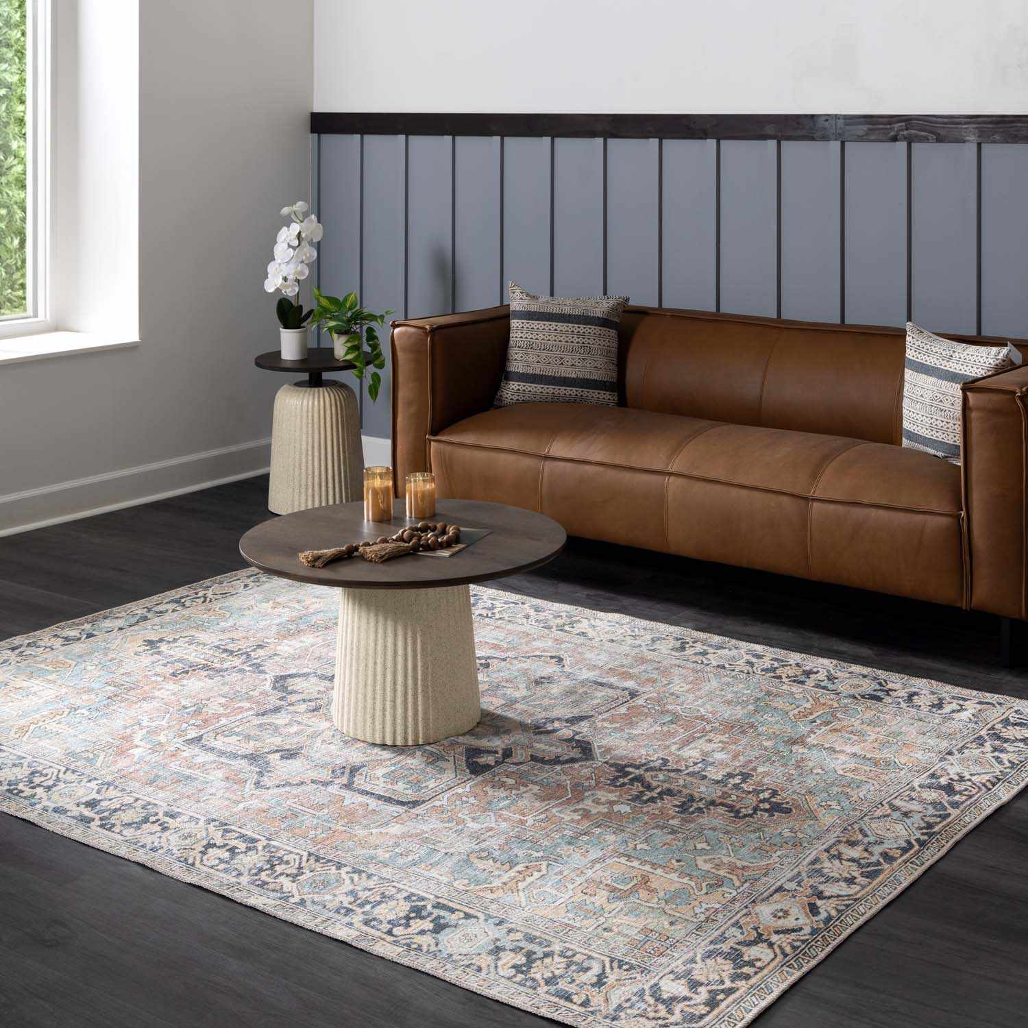 Nysa Washable Rug  Machine Woven  Low Pile Polyester