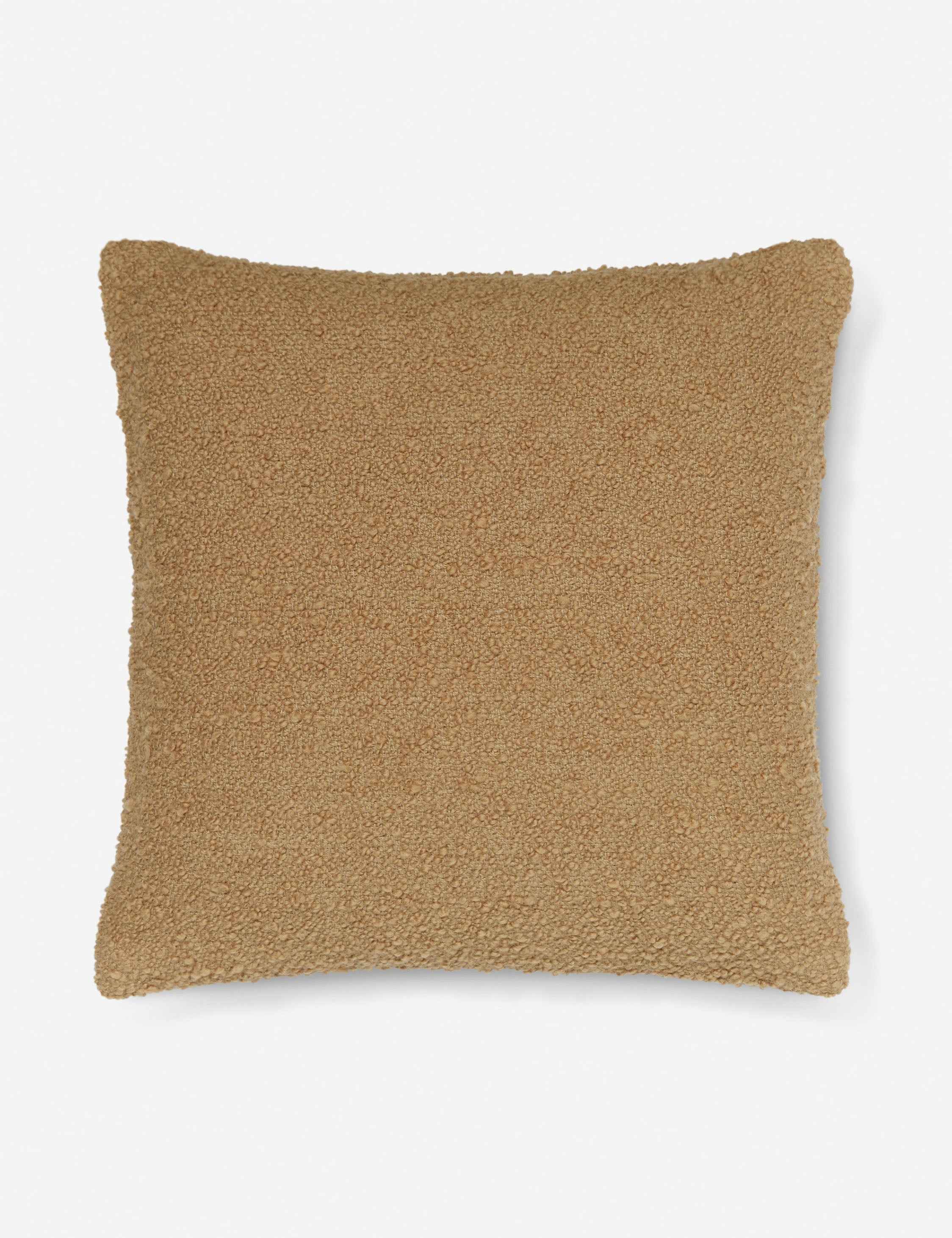 Bela Boucle Pillow | Ultrasoft Woolen Fibers, Solid Design