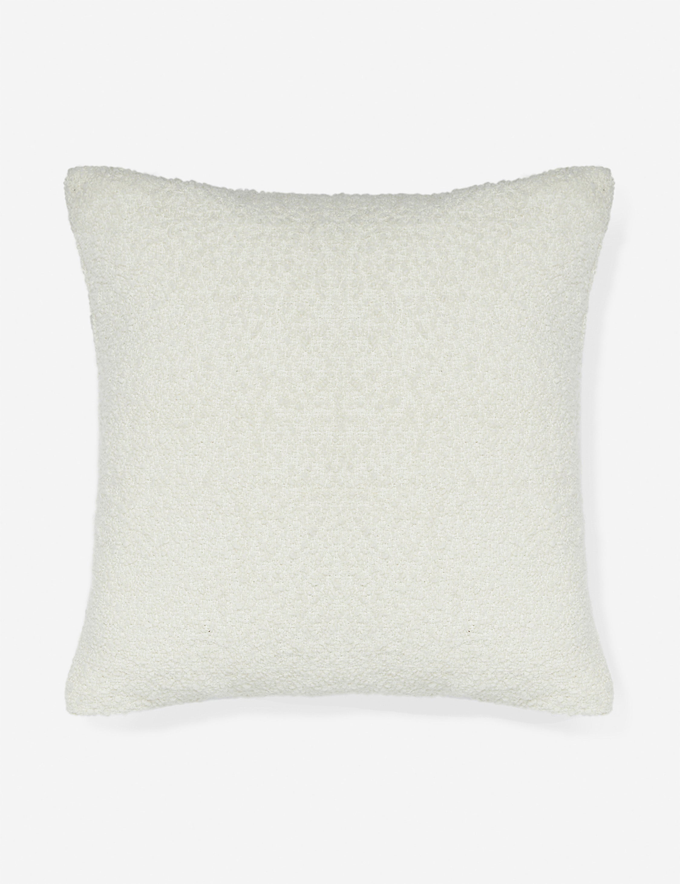 Bela Boucle Pillow | Ultrasoft Woolen Fibers, Solid Design