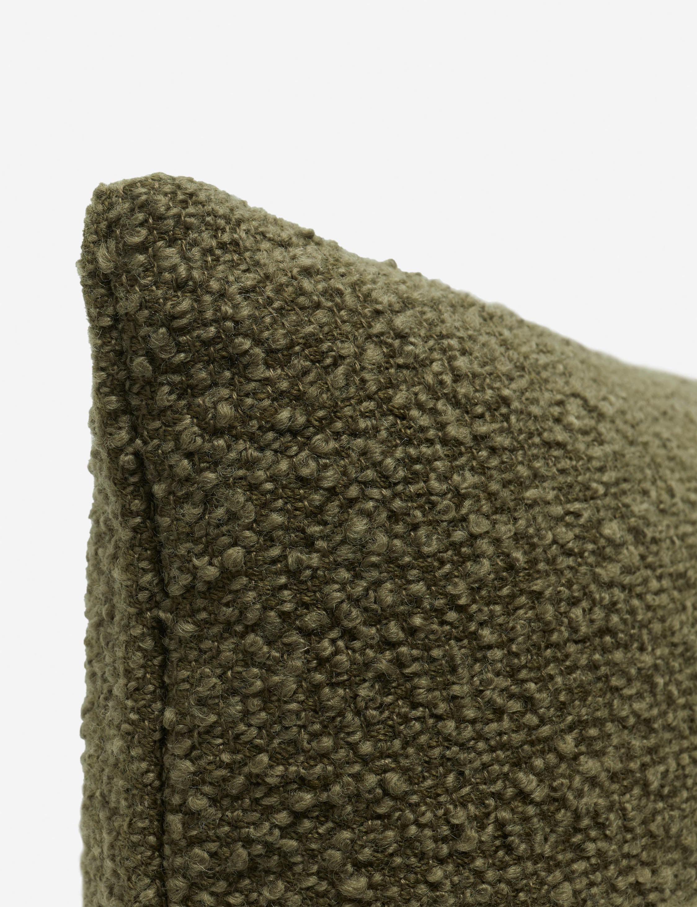 Bela Boucle Pillow | Ultrasoft Woolen Fibers, Solid Design