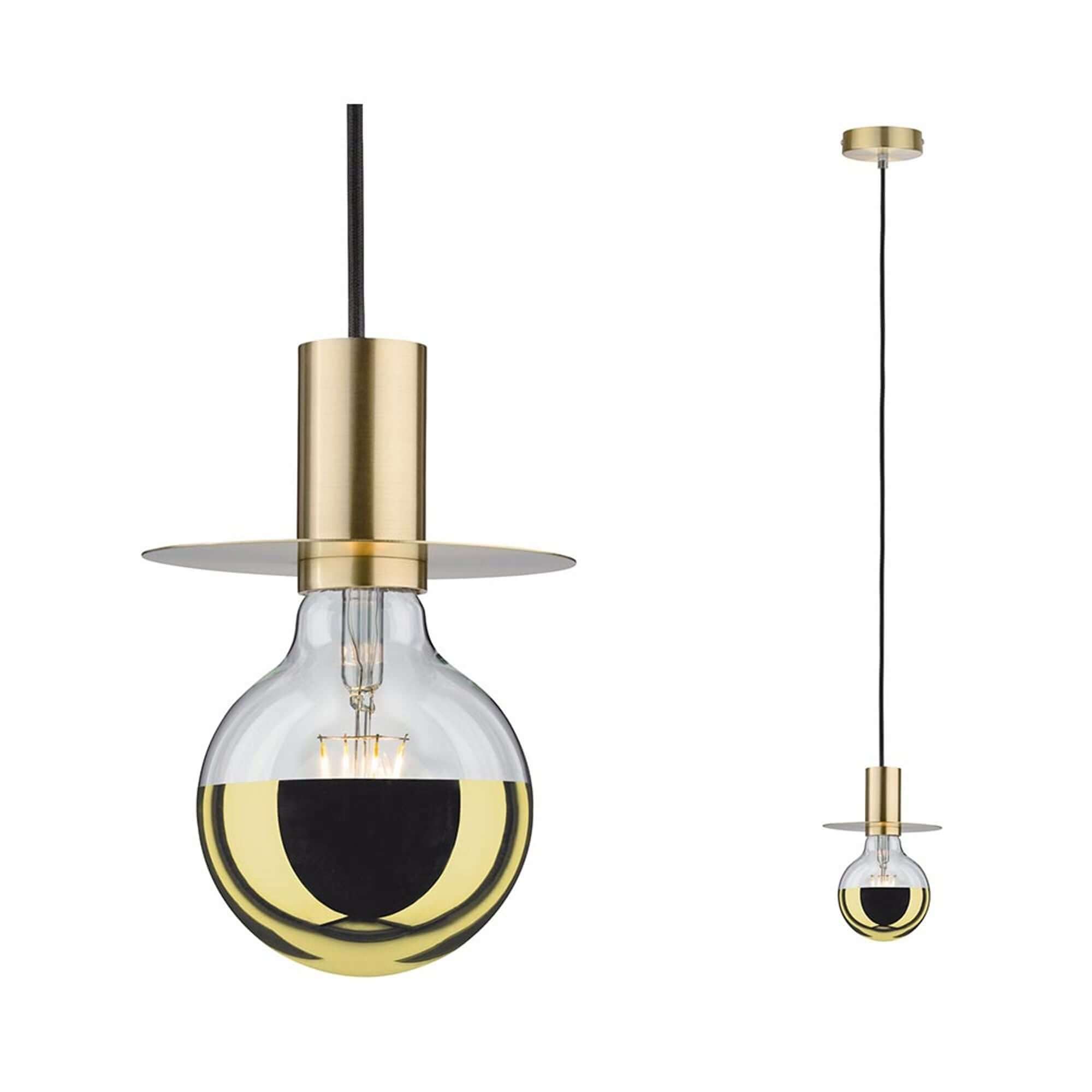 Bela Pendant Light | Vintage Brushed Brass, 2m Length