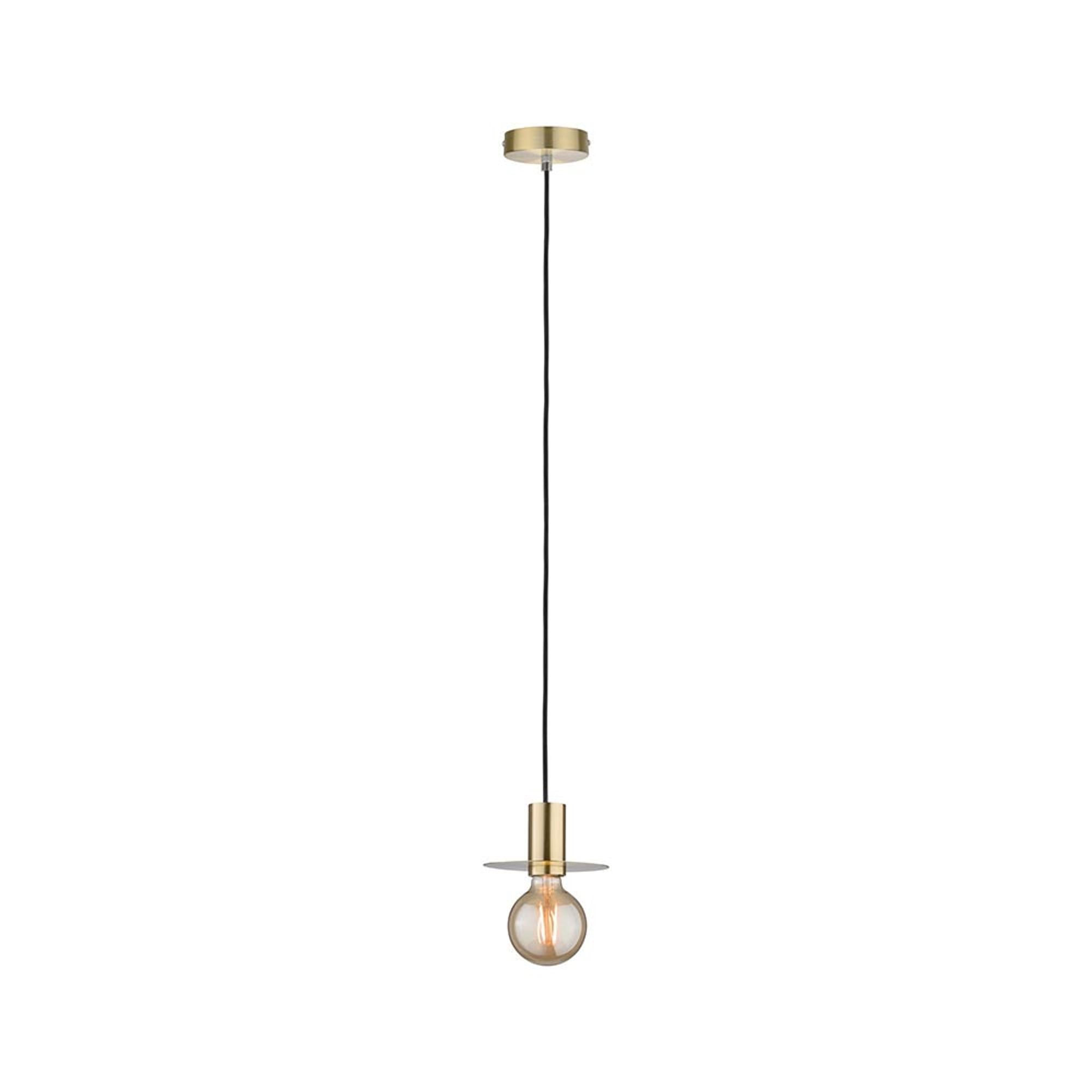 Bela Pendant Light | Vintage Brushed Brass, 2m Length
