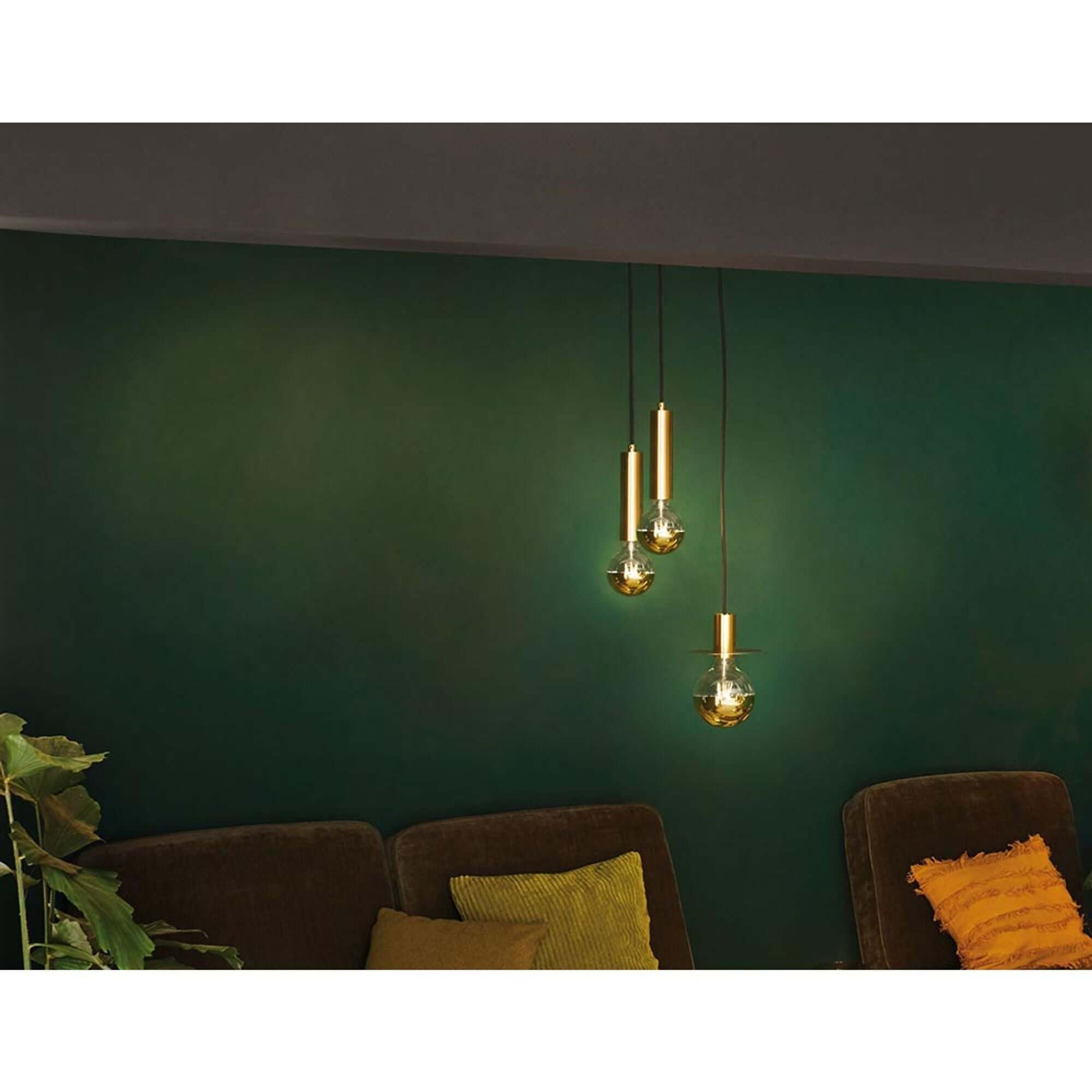 Bela Pendant Light | Vintage Brushed Brass, 2m Length