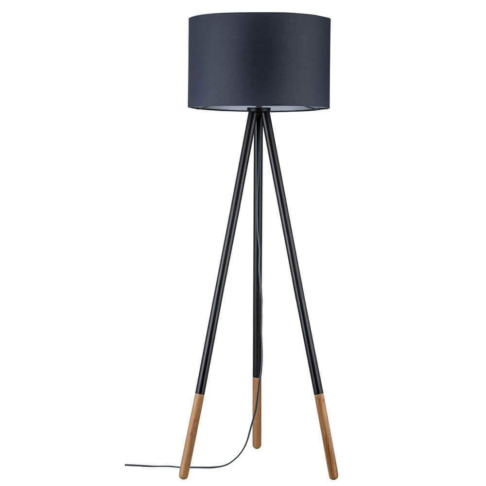 Boreal Floor Lamp | Solid Wood & Fabric, Dimmable Option