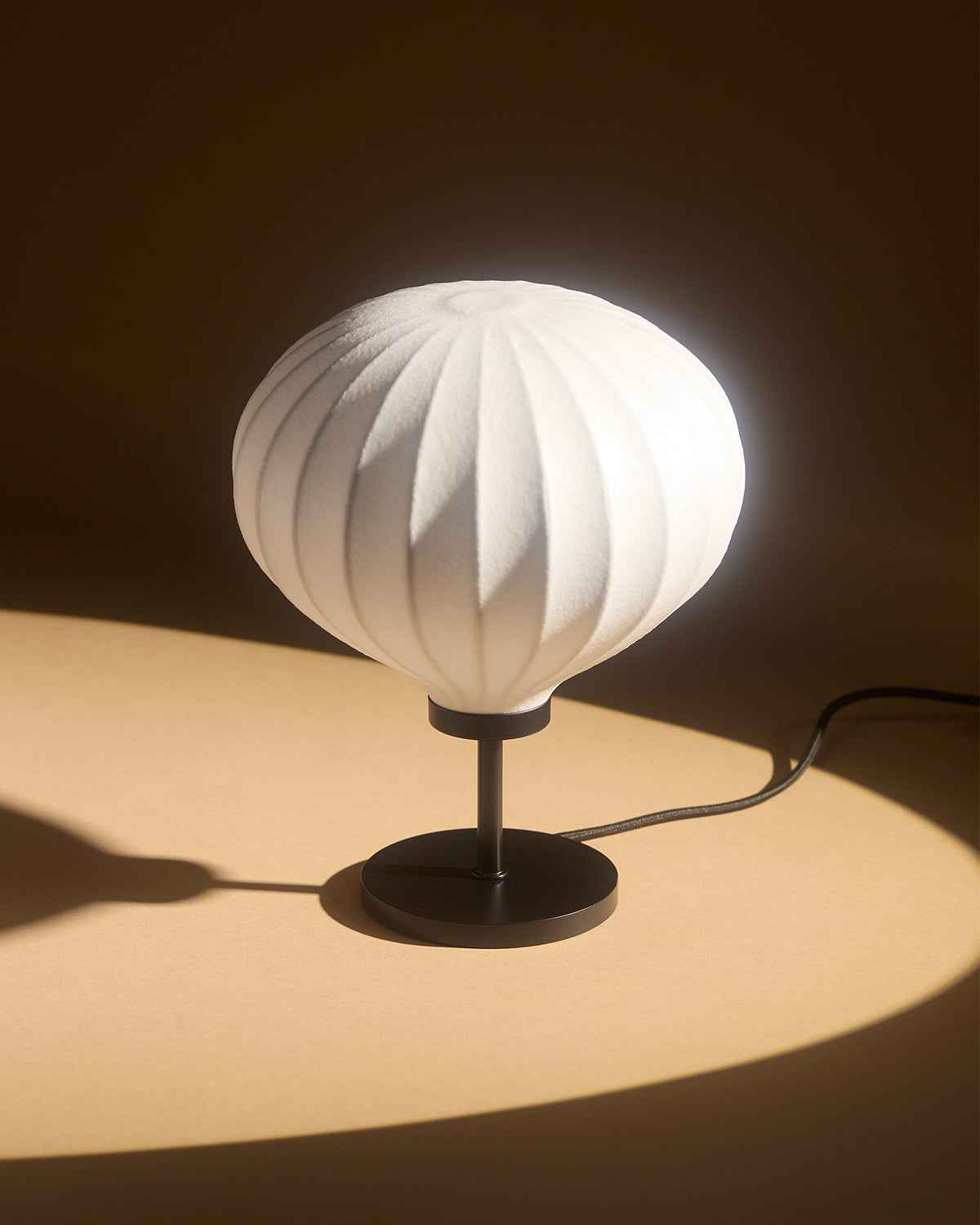 Nimbus Table Lamp | Pleated Shade, Modern Design