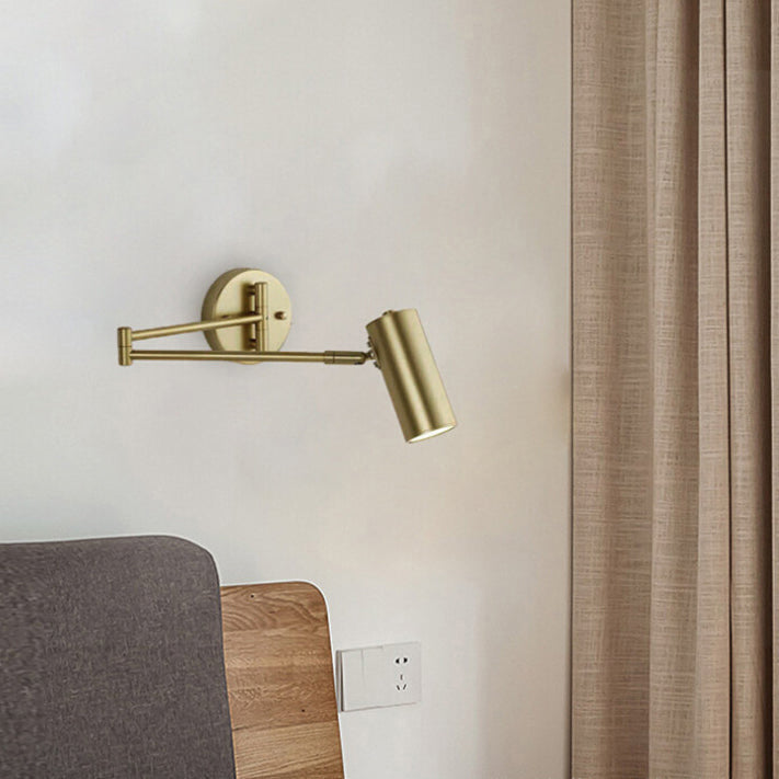 Nordic Minimalist Telescopic Folding Long Pole Wall Sconce Lamp with 1 Light