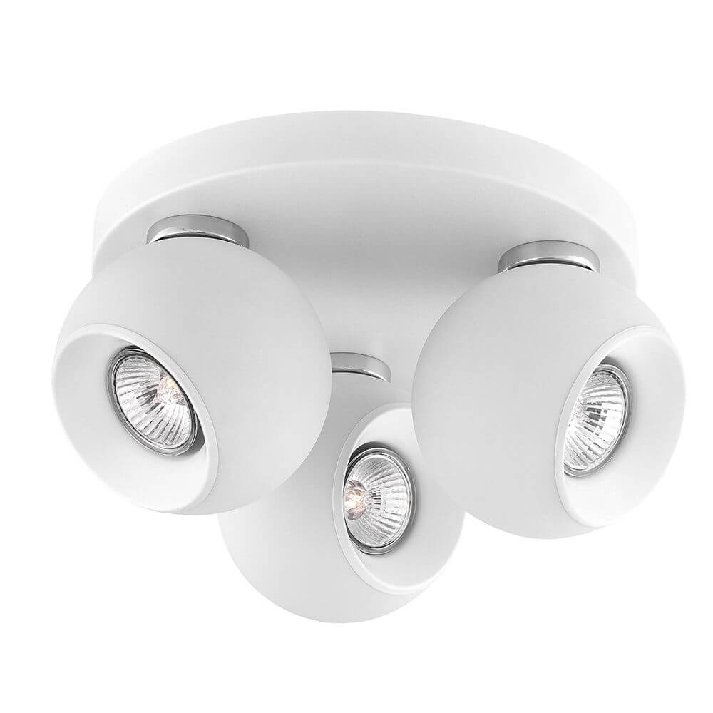 Tore Modern Spotlight | Matte White Aluminum, Adjustable Bulbs