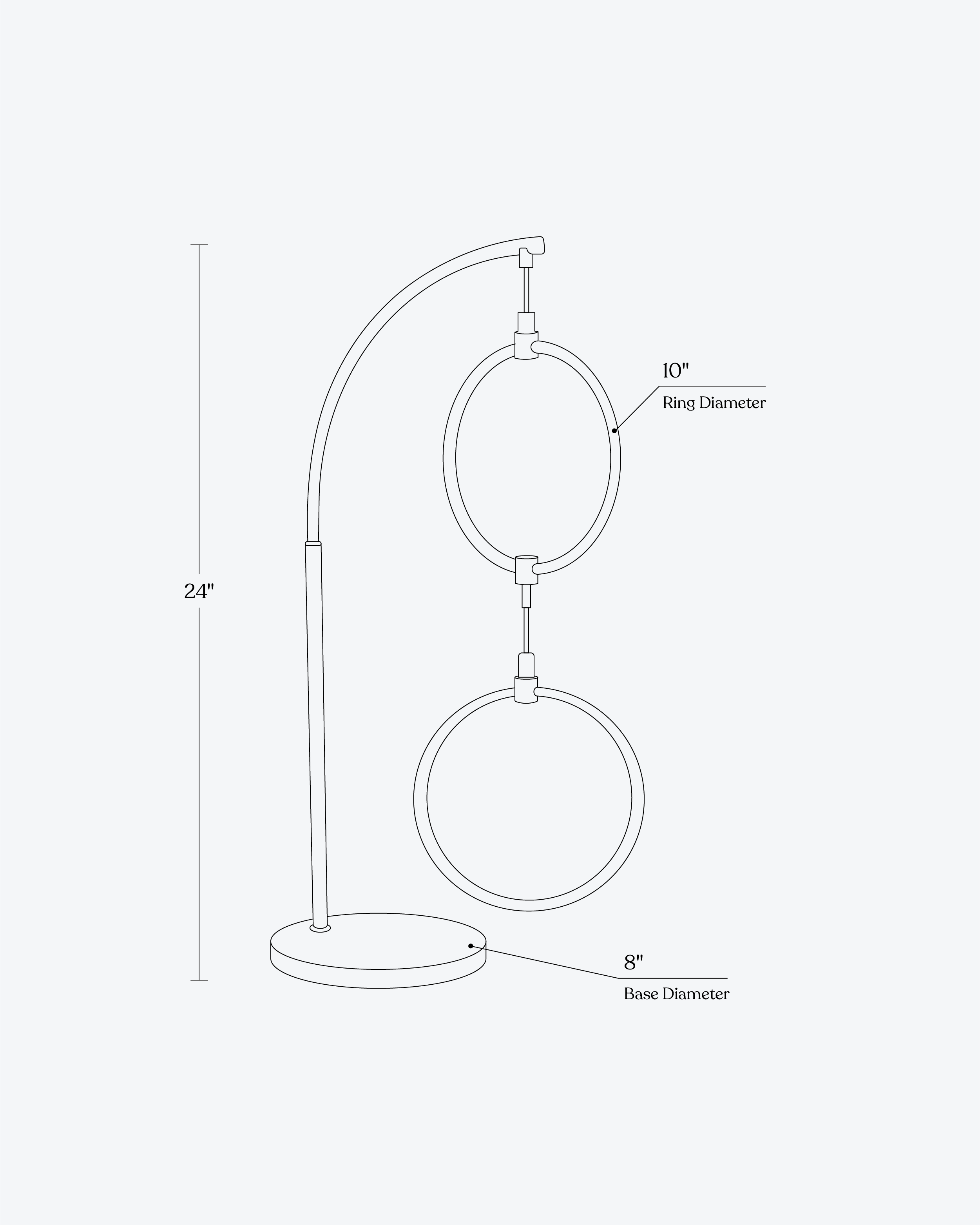 Navi Table Lamp | Integrated LED, Touch Dimmer