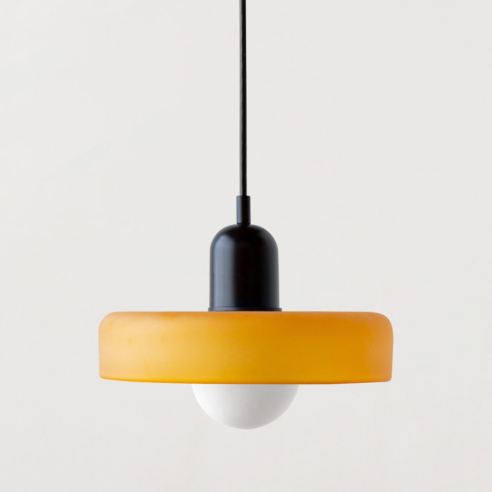 Luna Colored Glass Pendant Light | Adjustable Height, Modern Design