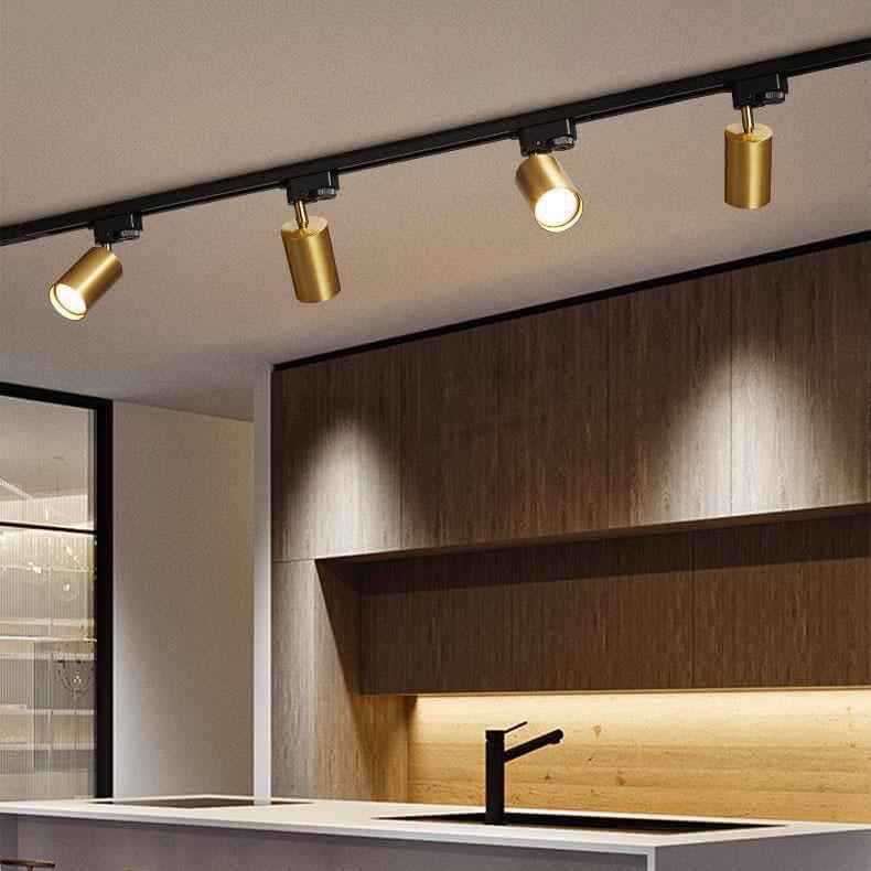 Contemporary LED Flush Mount Tubular Track Lighting - Available in 3, 4, or 5 Lights