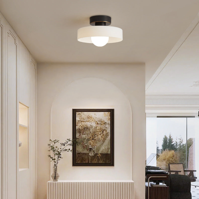 Bela Bauhaus Ceiling Lamp | Brass & Glass, Warm White Illumination