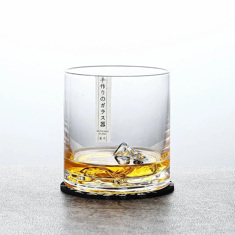 Boreal Whiskyglas | Handgemaakt Hittebestendig Glas, IJsbergdesign
