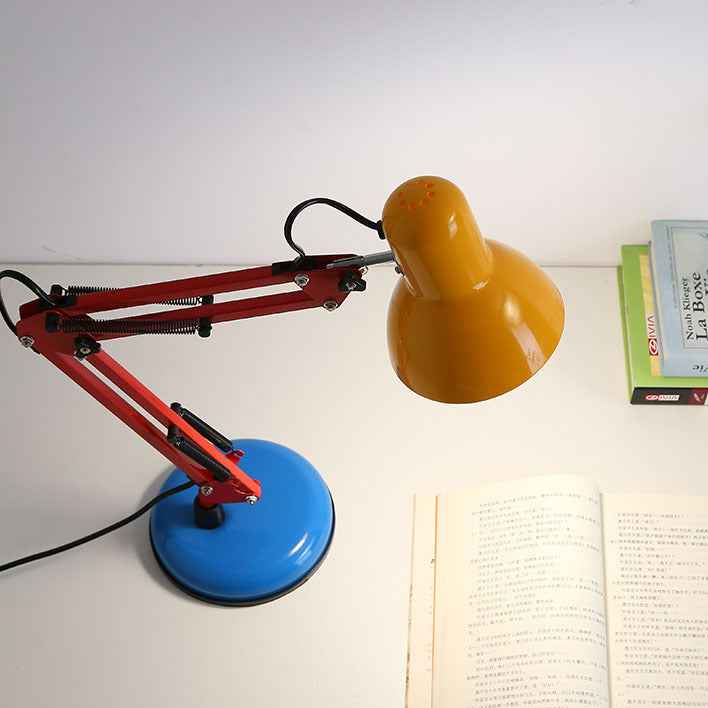 Contemporary Memphis Iron Half Circle 1-Light Table Lamp for Your Study