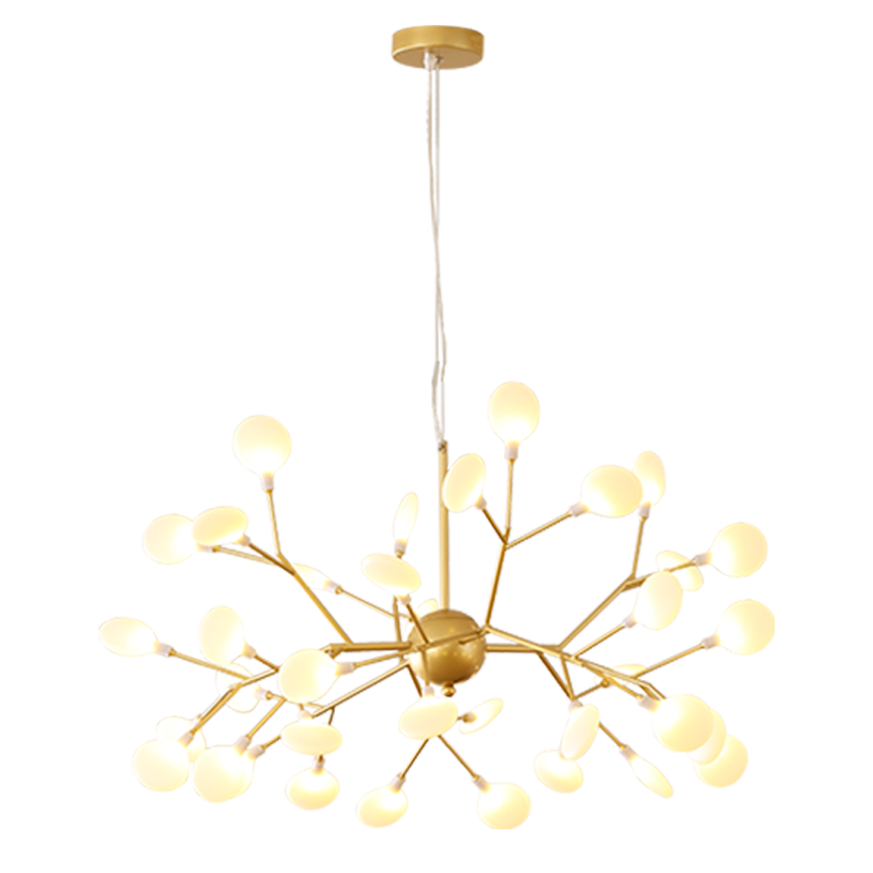 Contemporary Metal Branch LED Chandeliers with 27/36 Firefly Lights