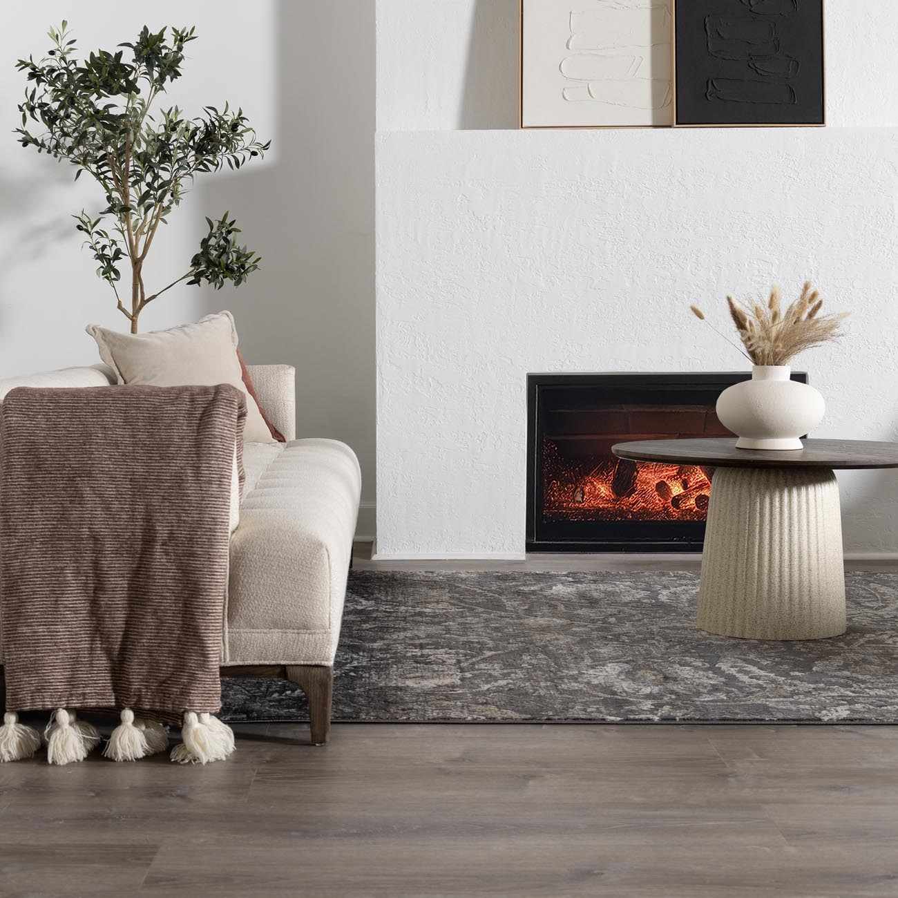 Brielle Area Rug  Traditional Persian Design, Machine Woven