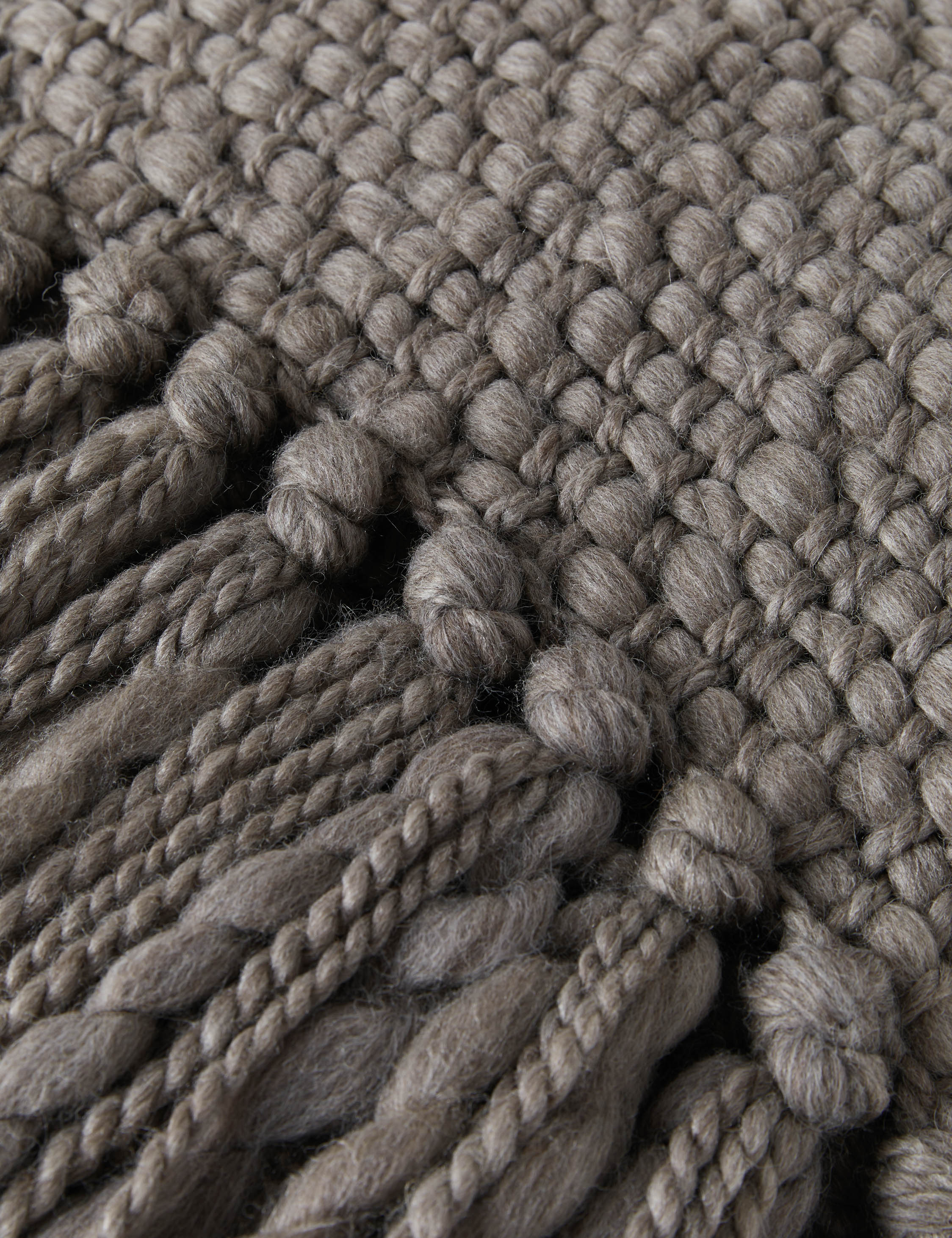 Olea Handwoven Throw | Chunky Knit, Artisan-Made in Argentina