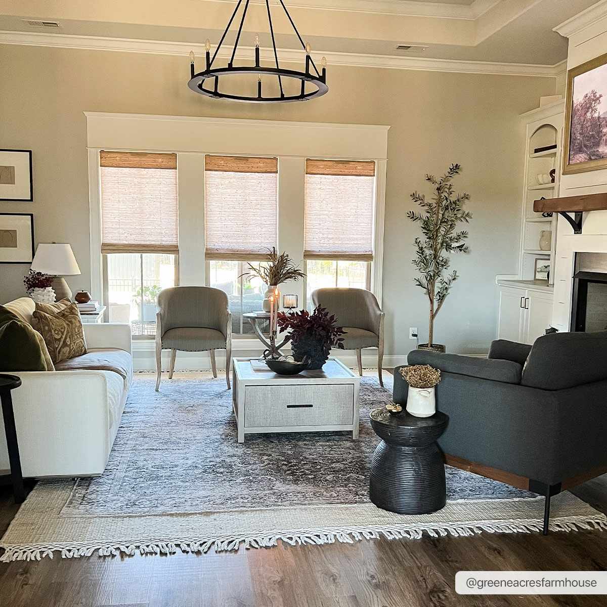 Olivio Washable Area Rug  Vintage Design, Soft Polyester
