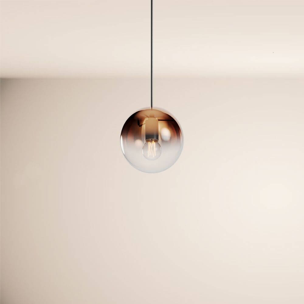 Breeza Orb Gallery Light | 5m Suspension, Clear Glass Ball