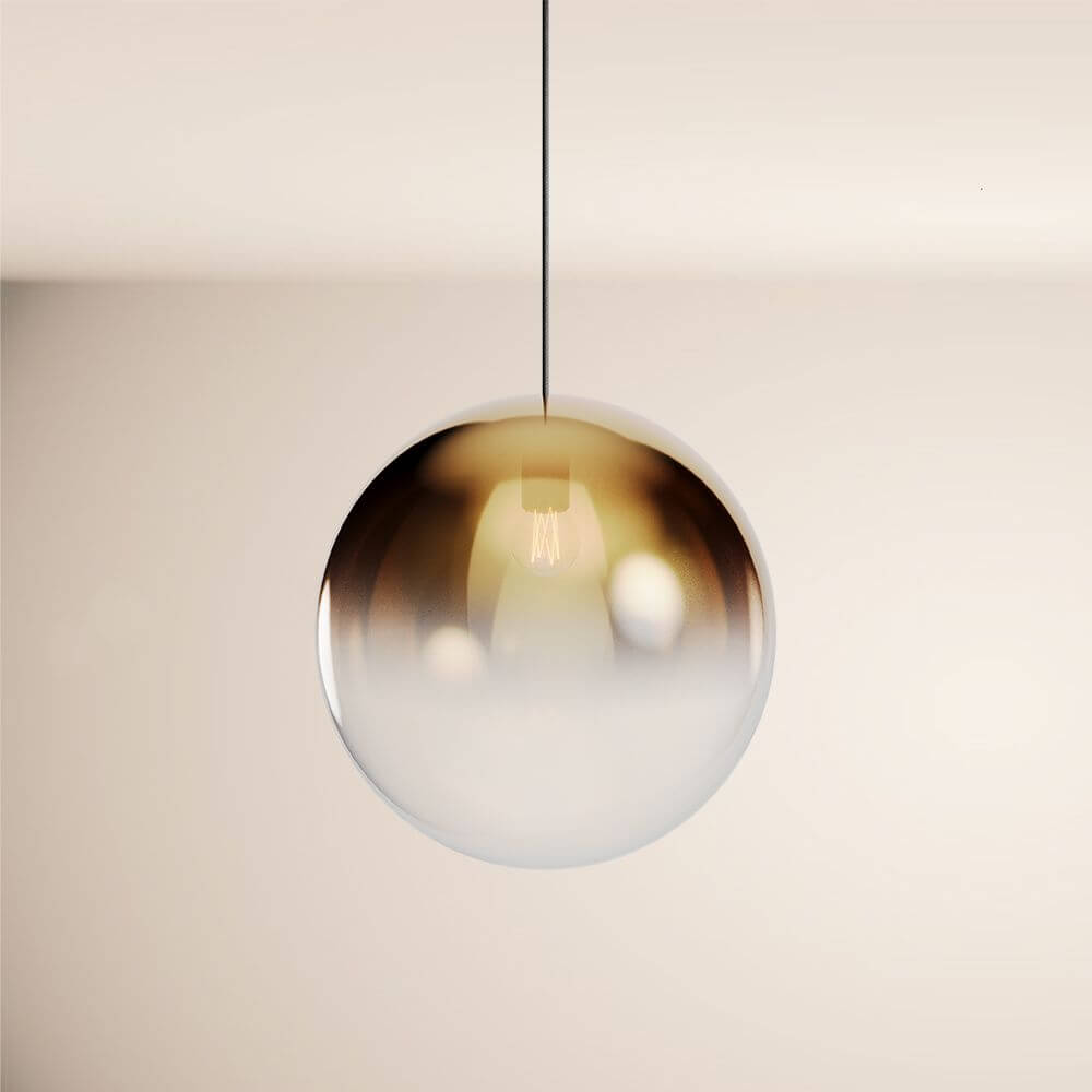 Breeza Orb Gallery Light | 5m Suspension, Clear Glass Ball