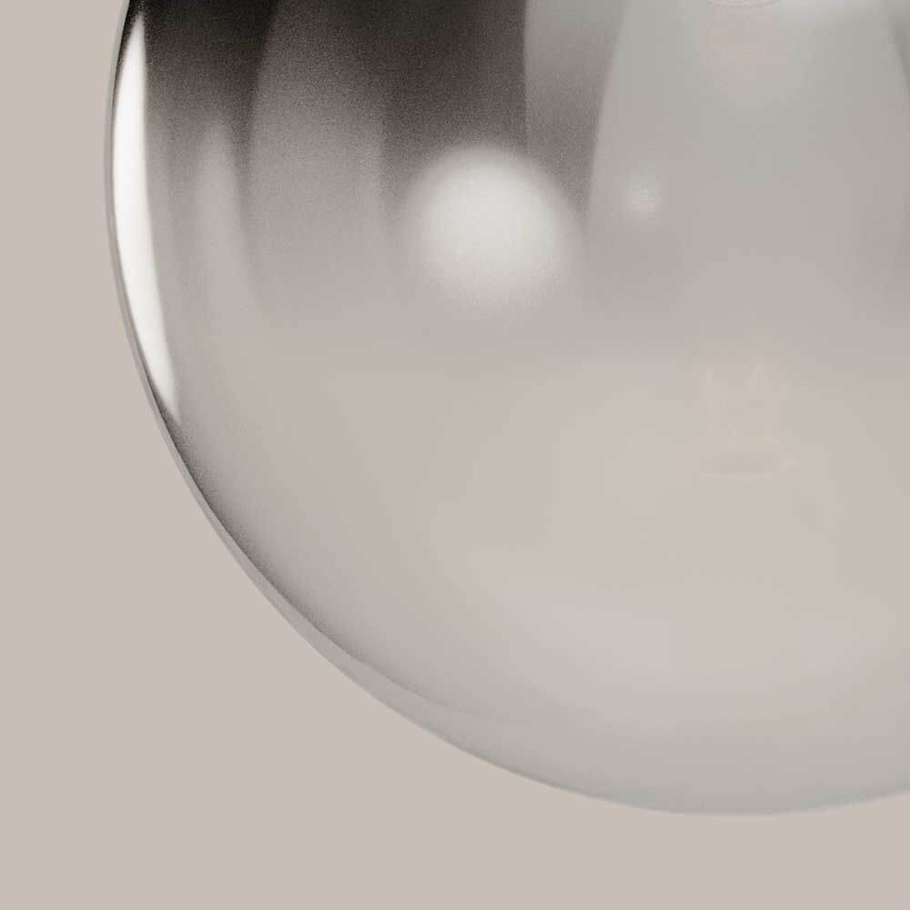 Breeza Orb Gallery Light | 5m Suspension, Clear Glass Ball