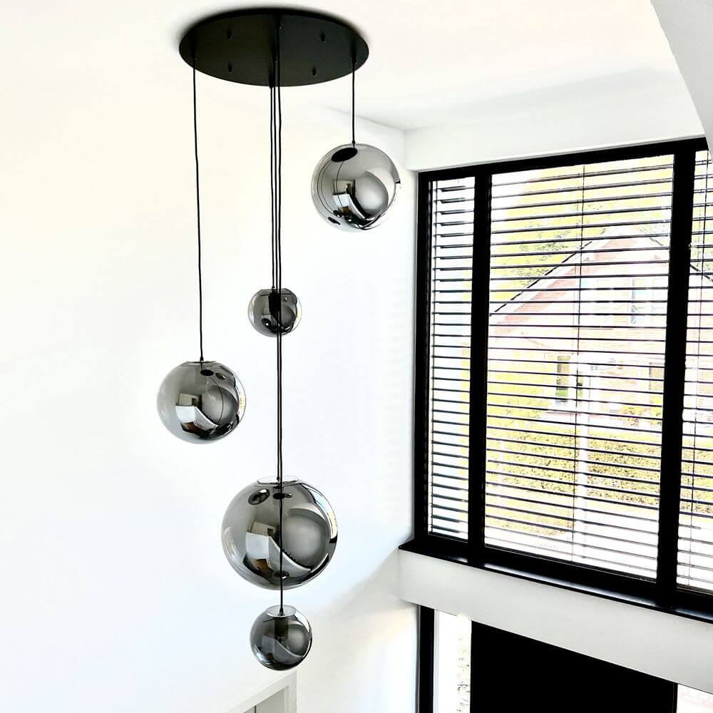 Bela Glass Pendant Light | Hand-Blown, Adjustable Suspension 150cm