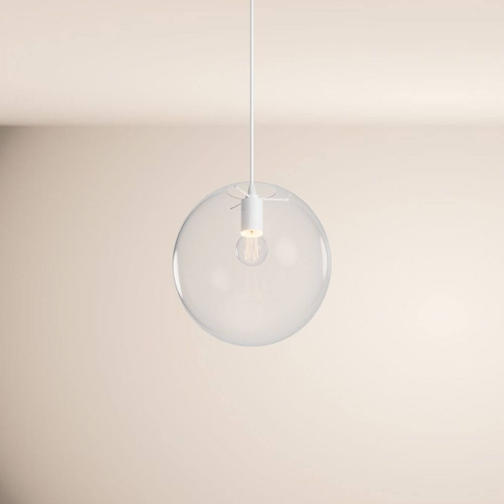 Bela Glass Pendant Light | Hand-Blown, Adjustable Suspension 150cm