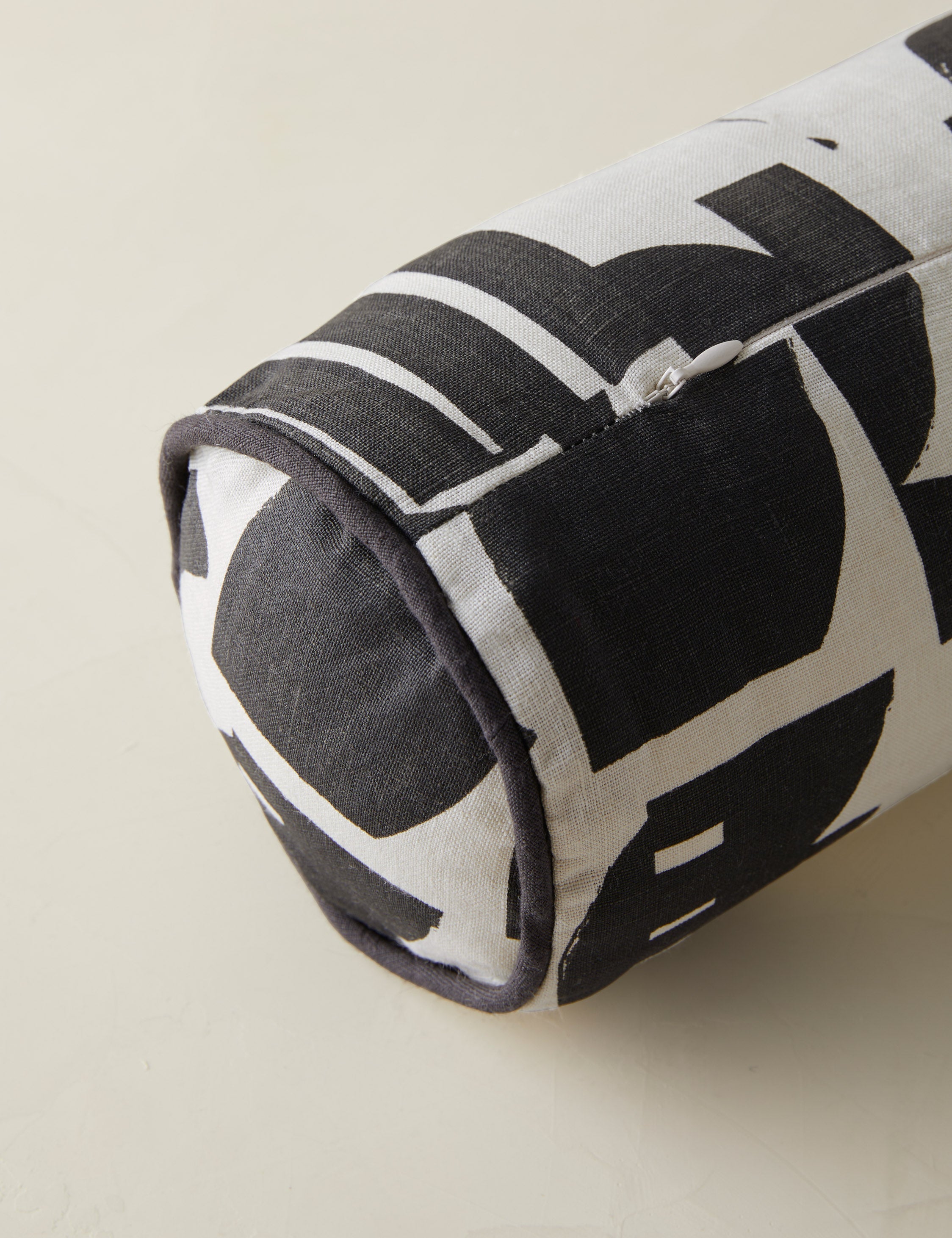 Bello Bolster Pillow | Organic Shapes, Linen