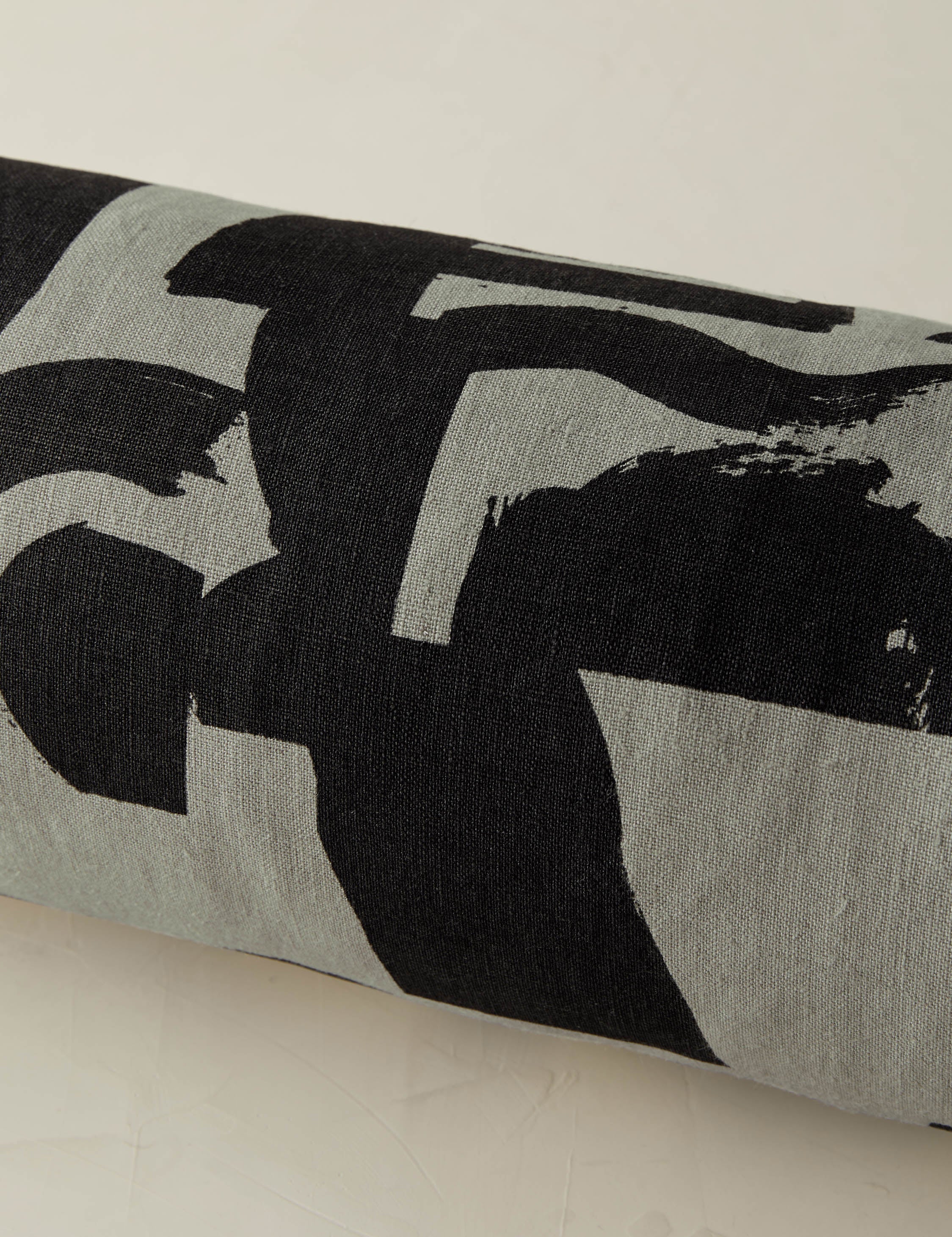 Bello Bolster Pillow | Organic Shapes, Linen