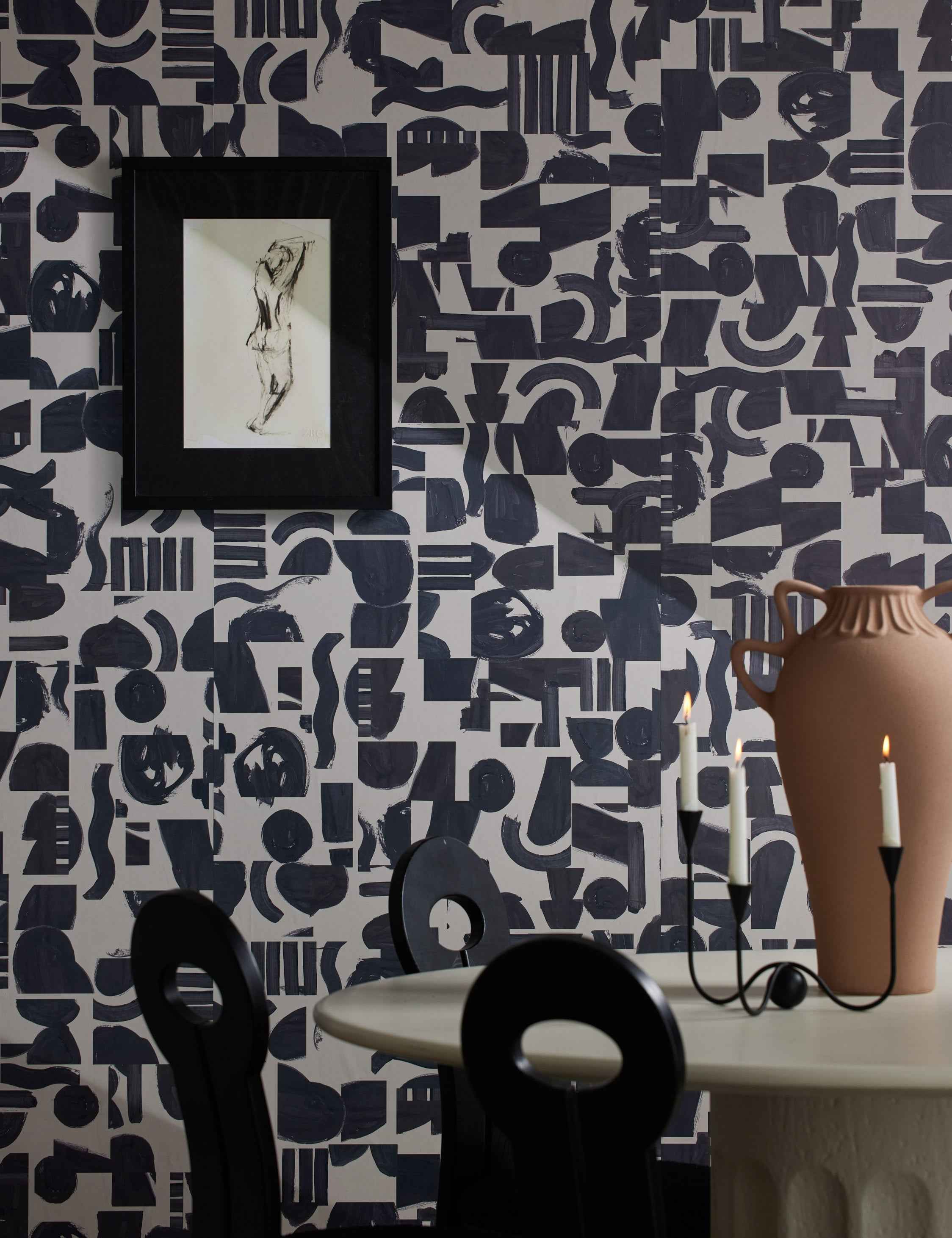 Organic Shapes Wallpaper by Sarah Sherman Samuel