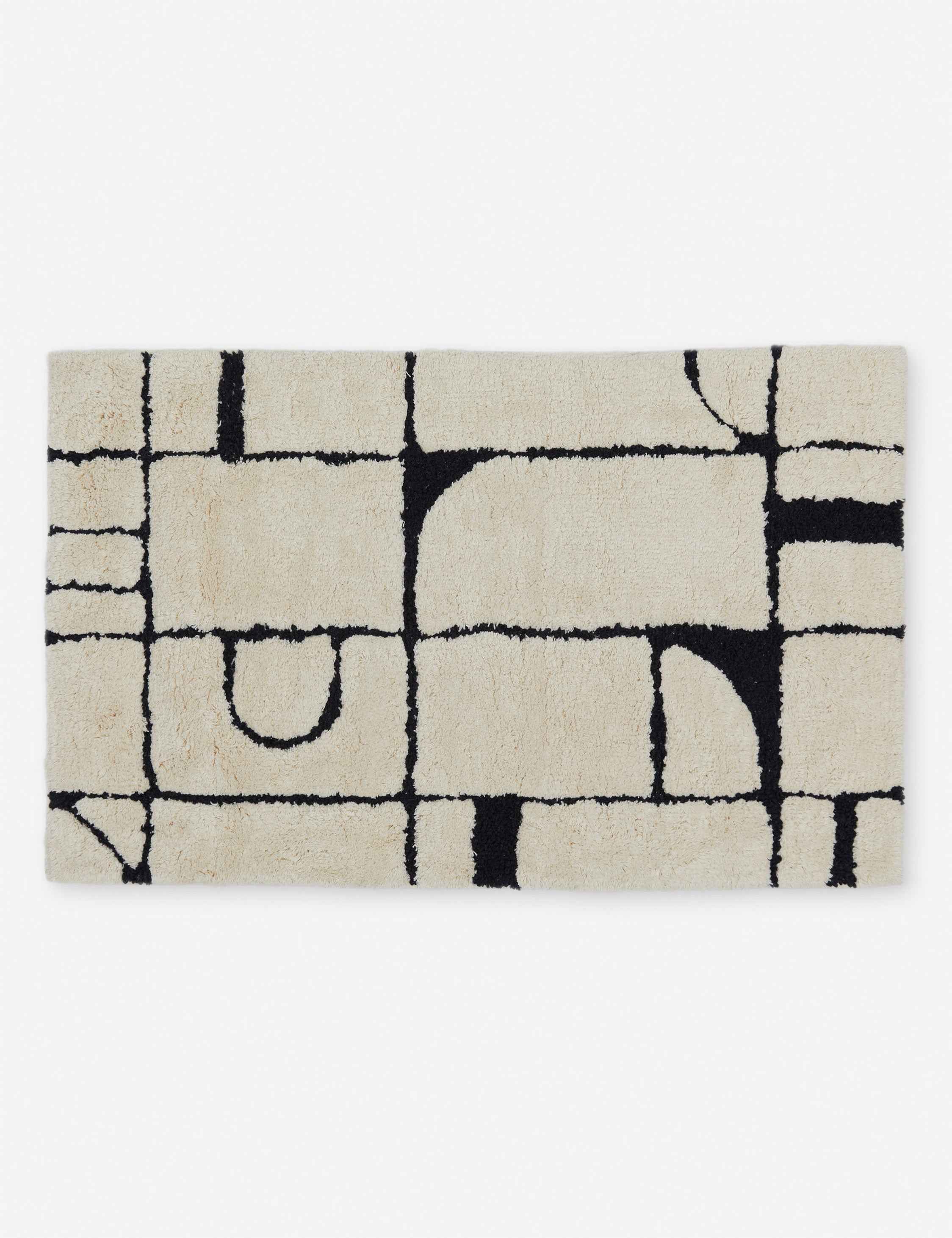 Bela Bath Mat | Plush Cotton, Machine Washable