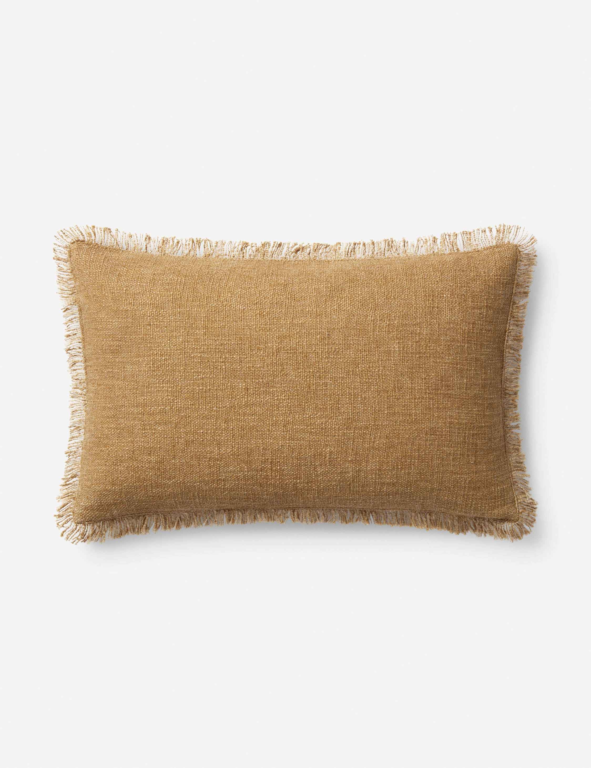 Sable Accent Pillow | Short Fringed Trim, Impeccable Texture