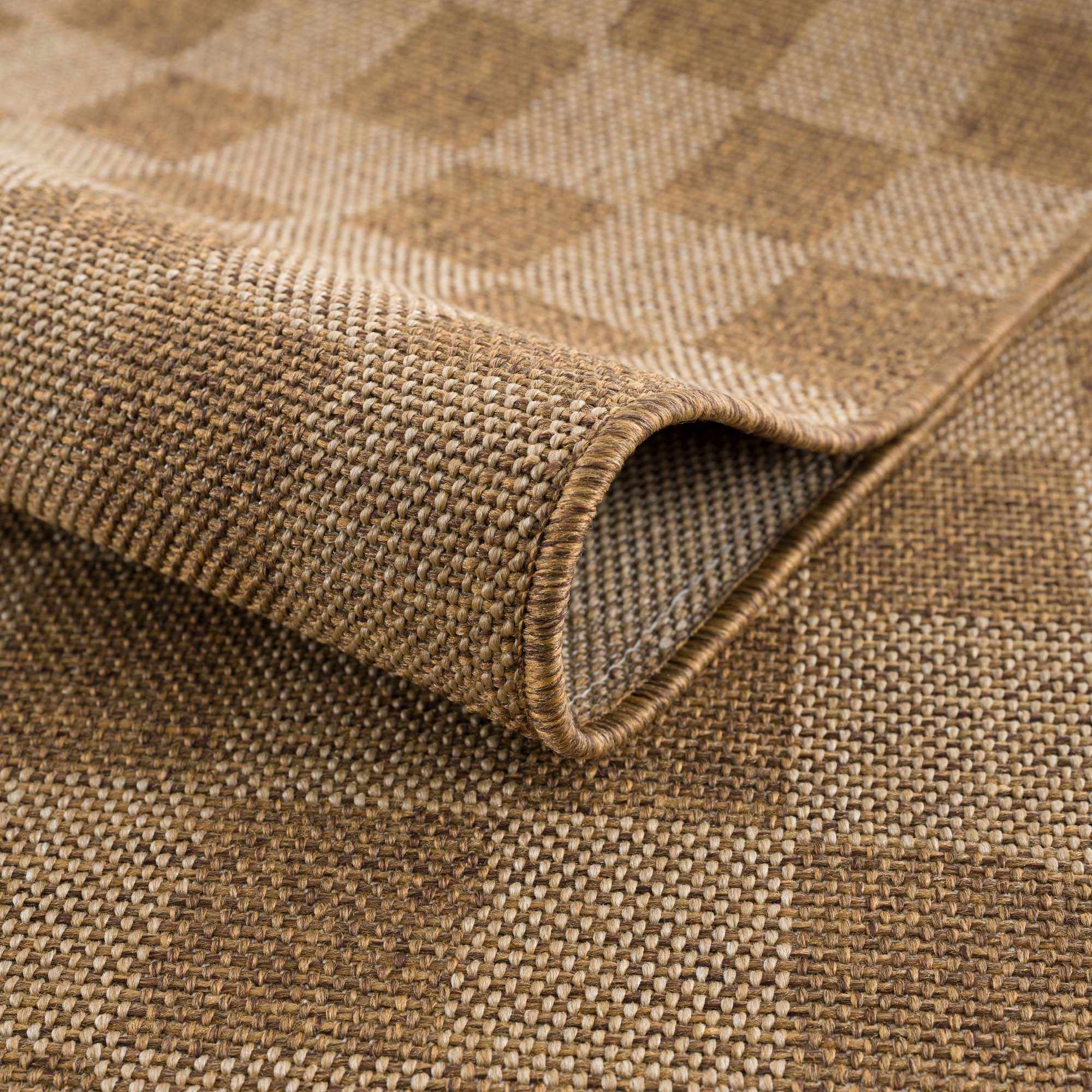 Bello Checkered Outdoor Rug 100% Polypropylene, Contemporary Style