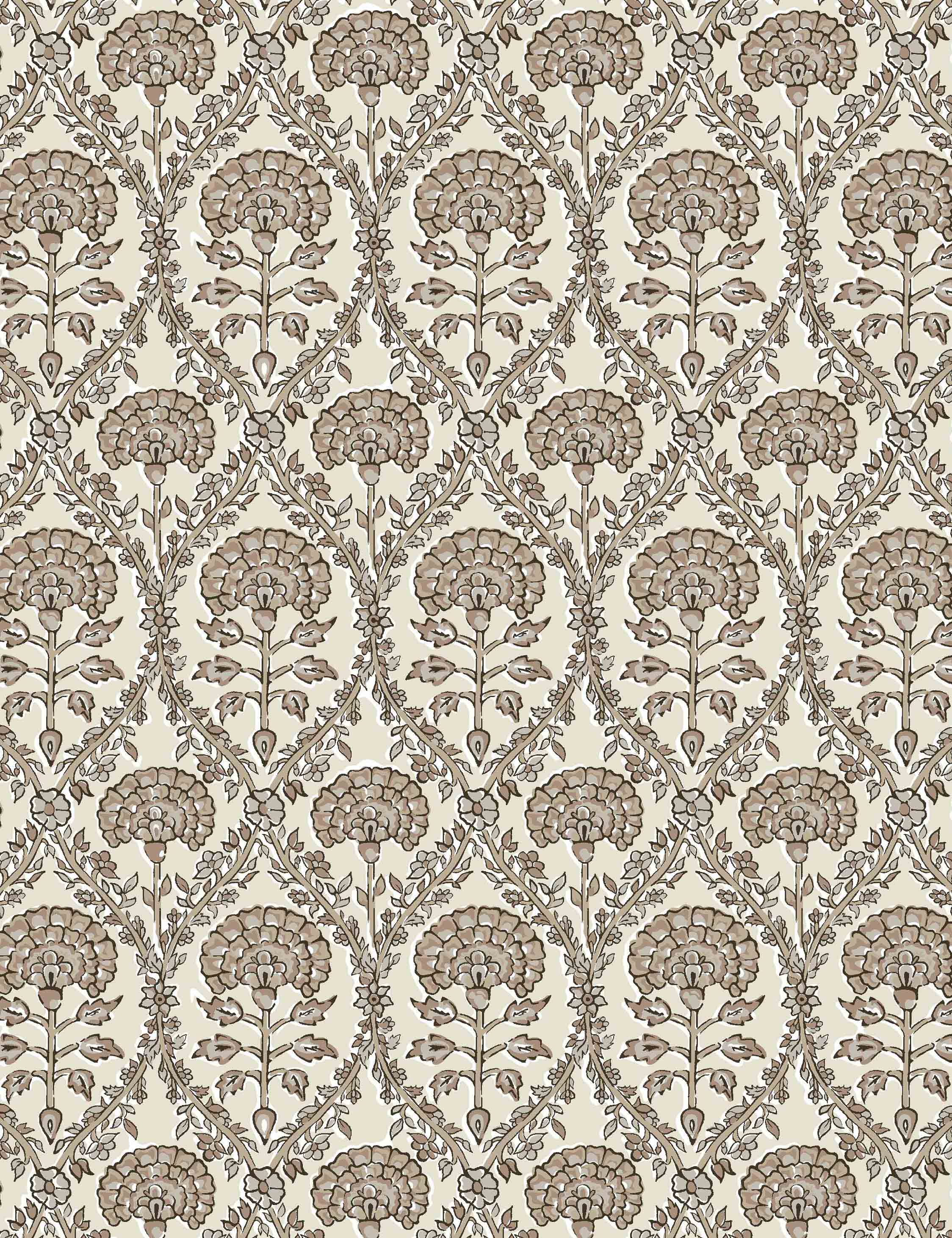 Bela Indoor/Outdoor Pillow | Floral Block Print Design