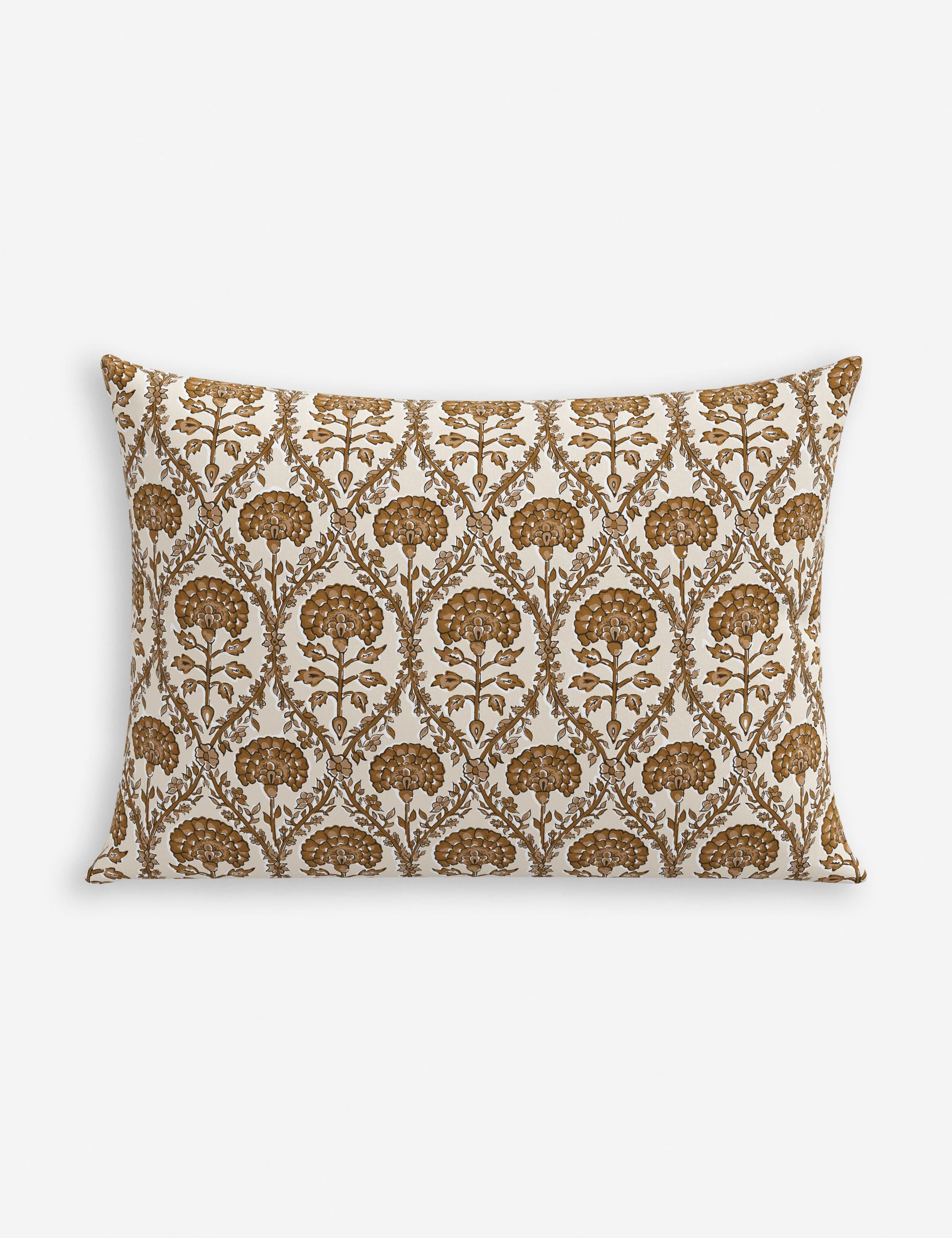 Bela Indoor/Outdoor Pillow | Floral Block Print Design